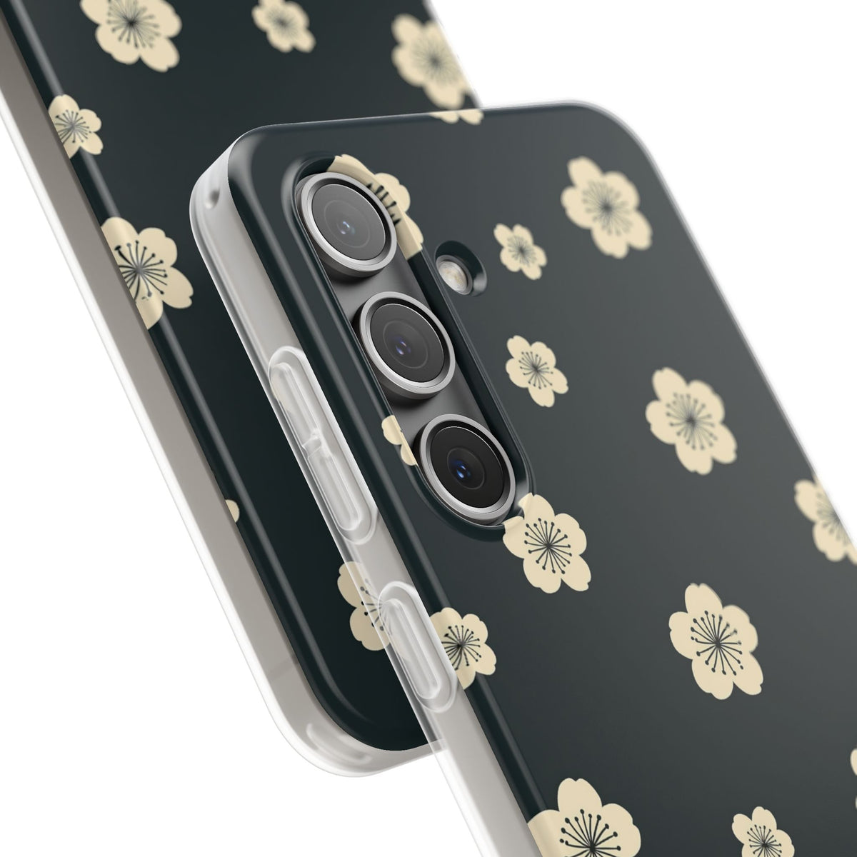 Midnight Sakura Bloom · Lite Phone Case for Samsung · Black