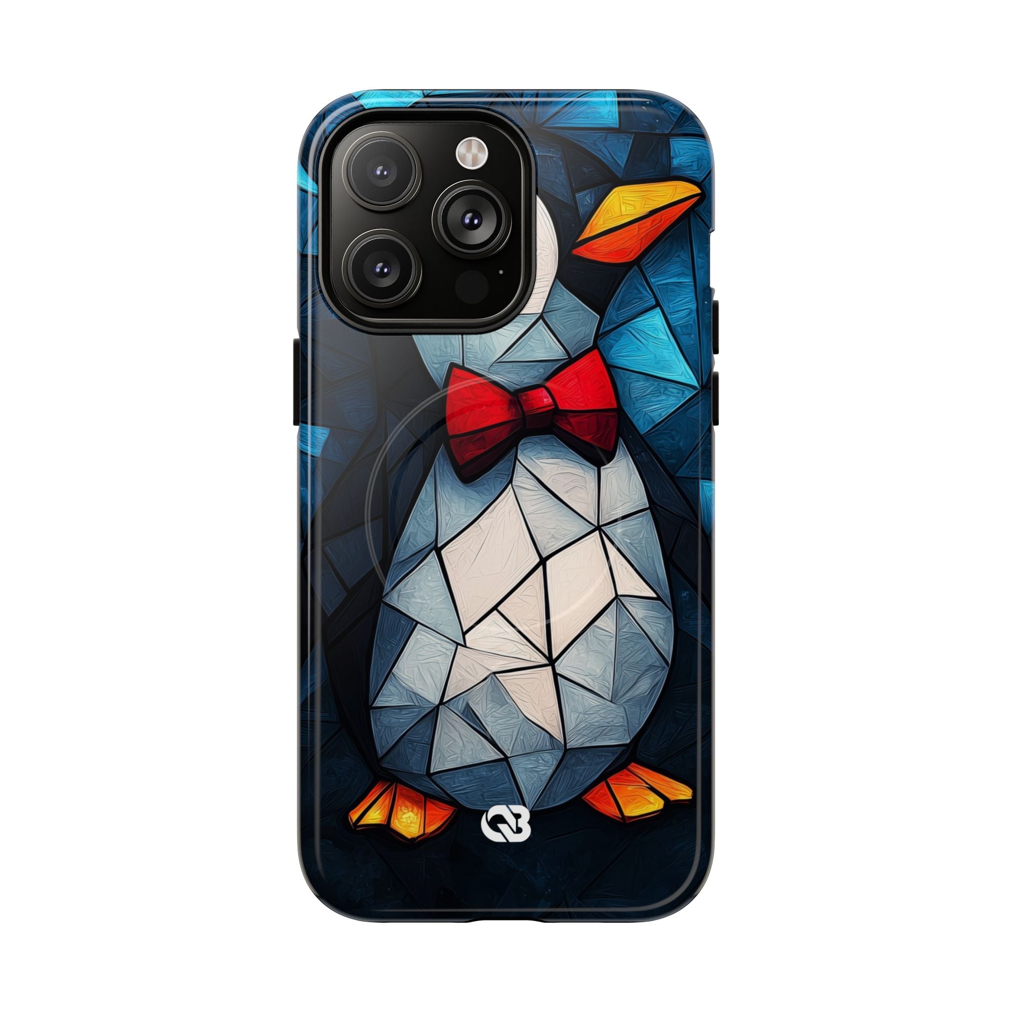 Mosaic Bowtie Penguin · Tough+ Phone Case for iPhone · Magsafe