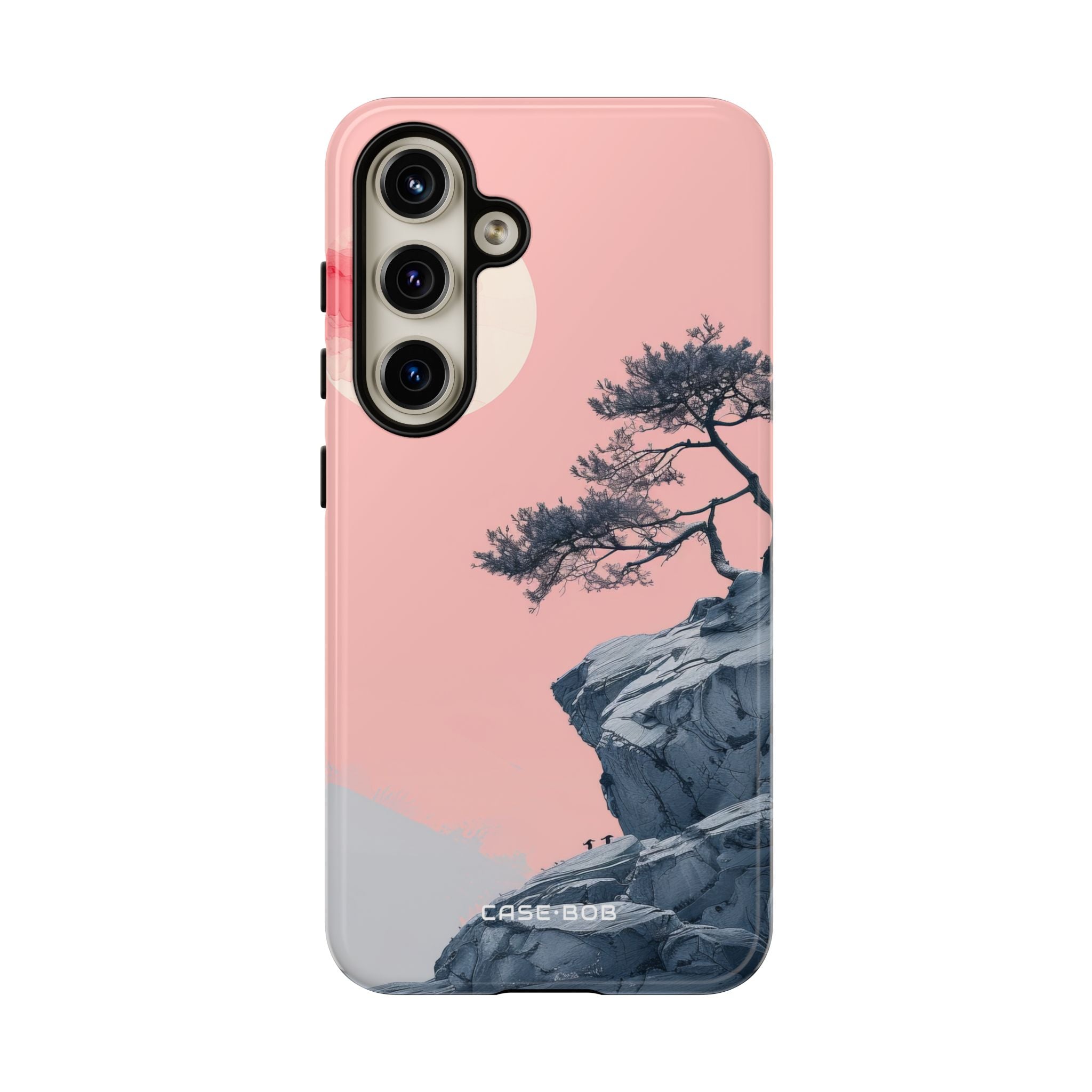 Crimson Moon Tree Samsung S24 - Kova suojakotelo