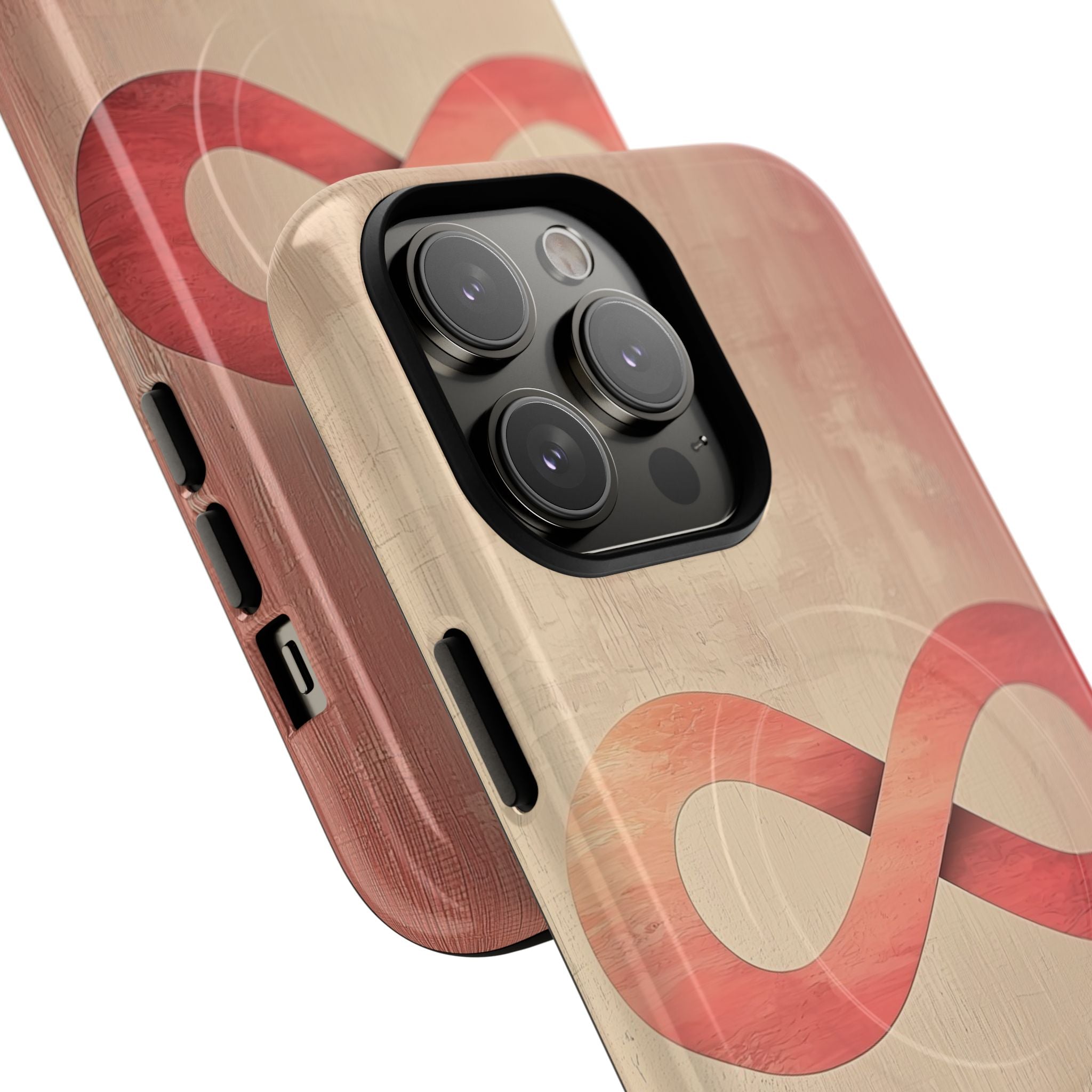 Terracotta Infinity Stroke · Tough+ Magsafe