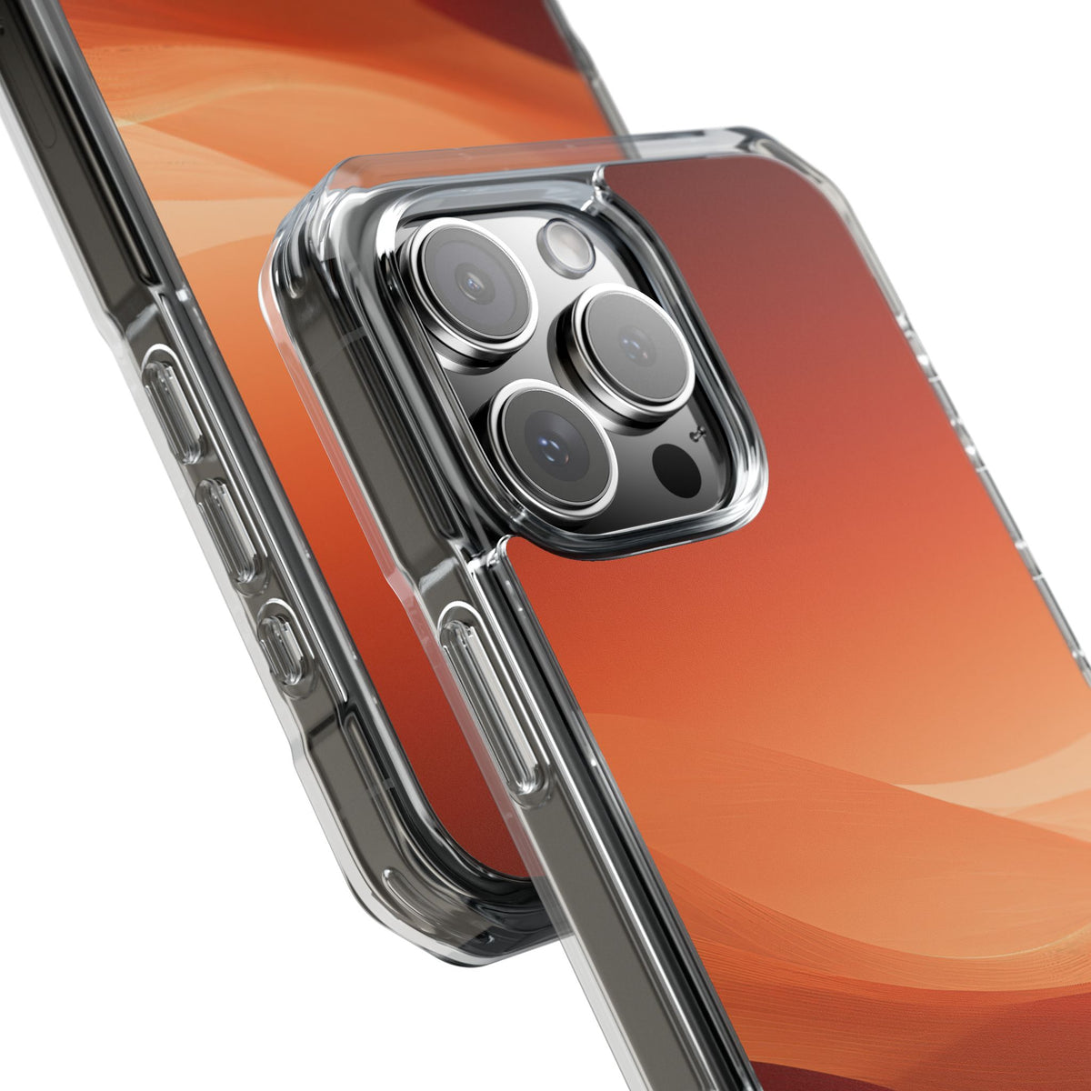 Orange Impact MagSafe Phone Case for iPhone - Crimson Dune Gradient