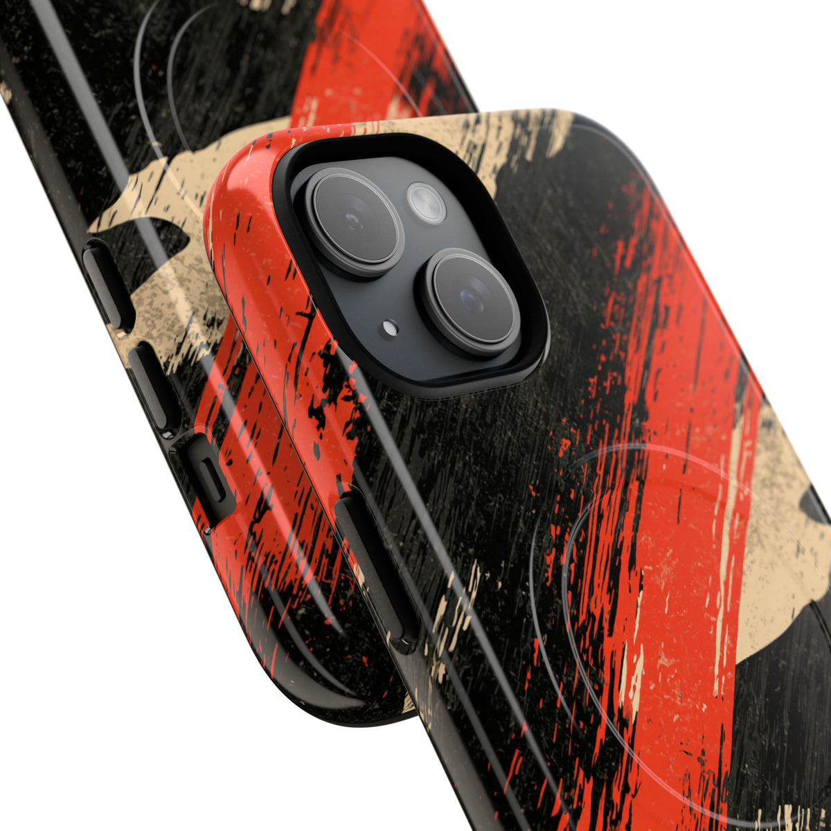 Urban Slash Camo · Tough 2.0 Magnetic Phone Case for iPhone · Black