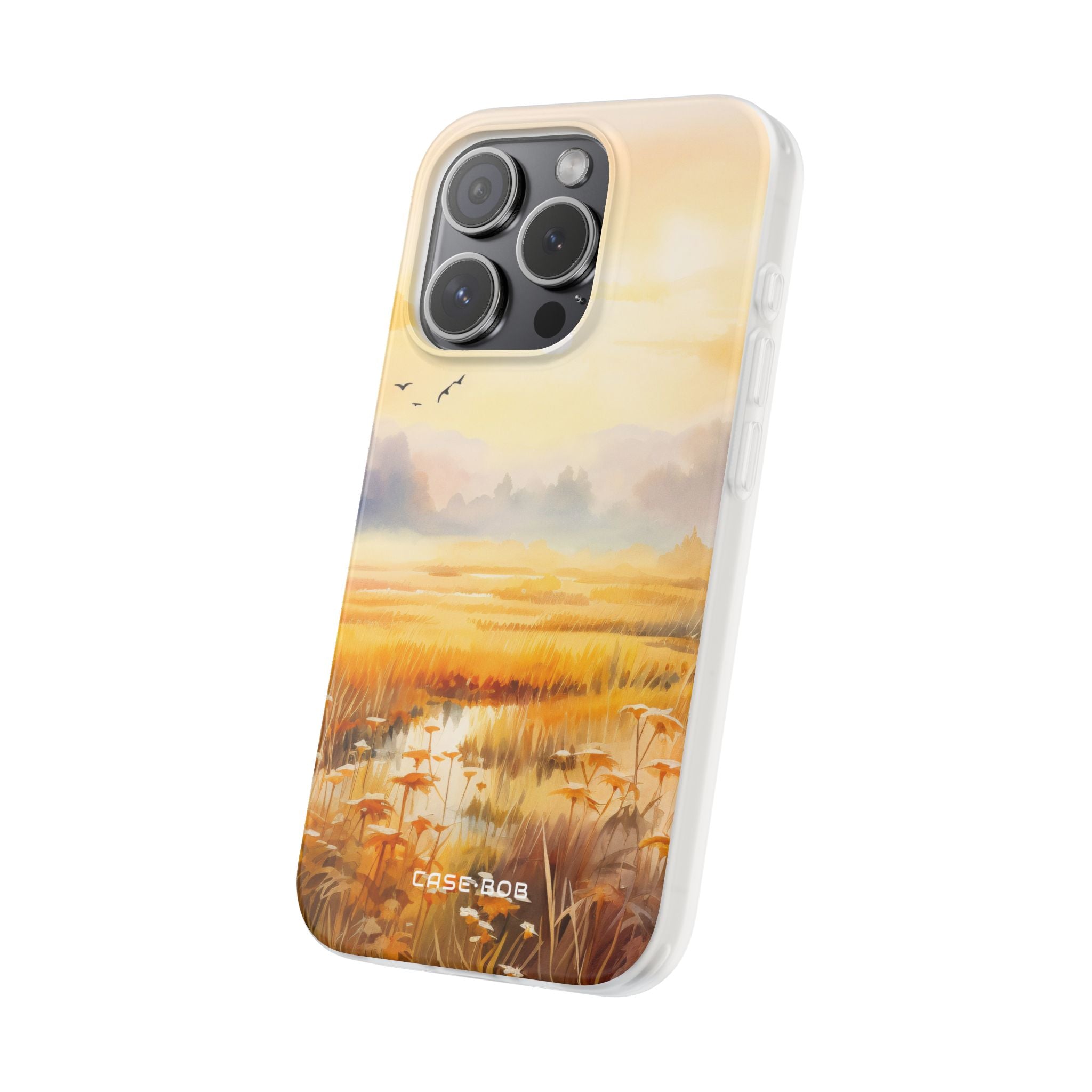 Leuchtender Sonnenaufgang iPhone 15 Pro Case - Soft