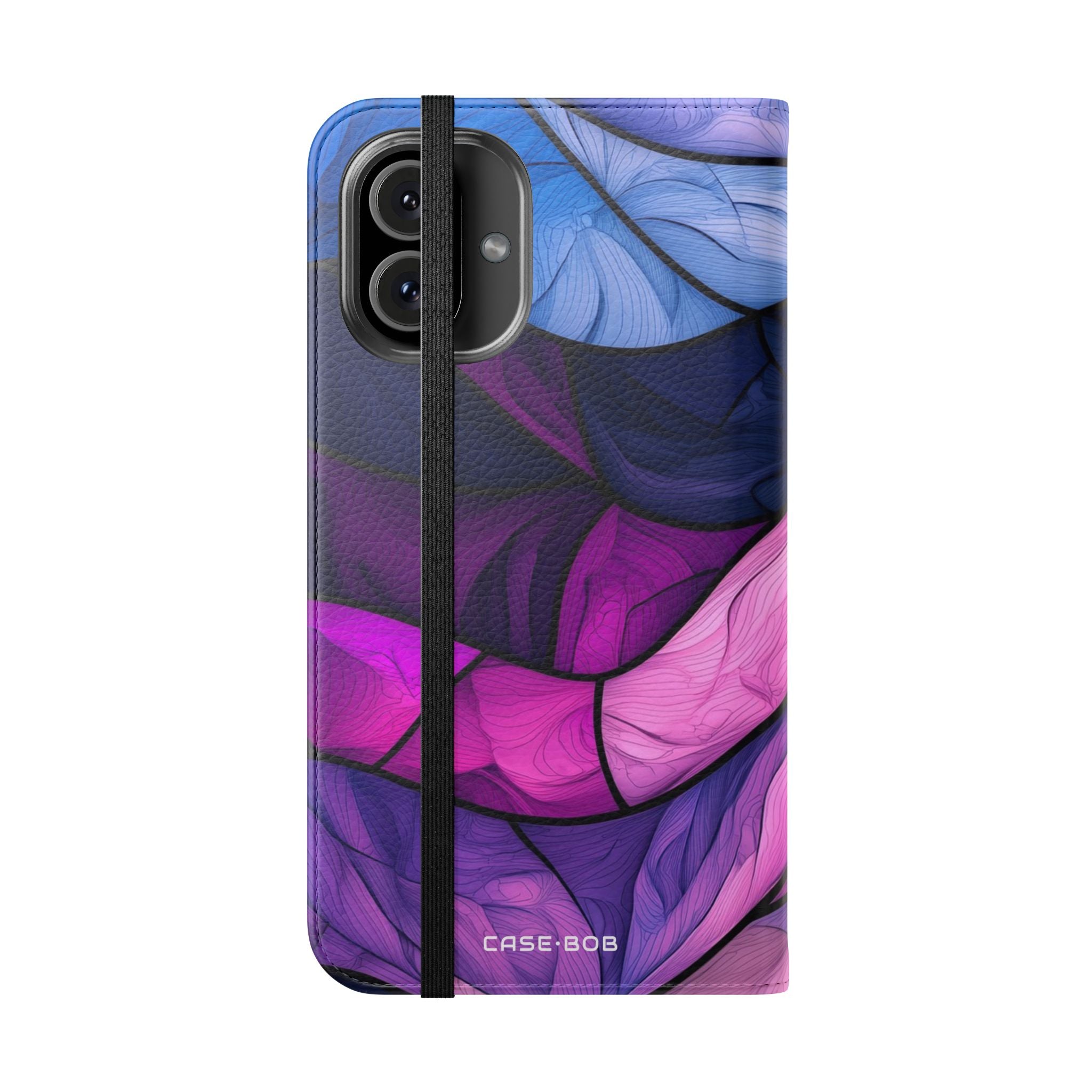 Purple Wavewood - iPhone 16 Plus Case - Wallet