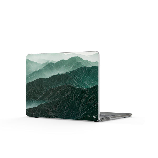 Alpine Mist · Clear Hard Case for MacBook · Green