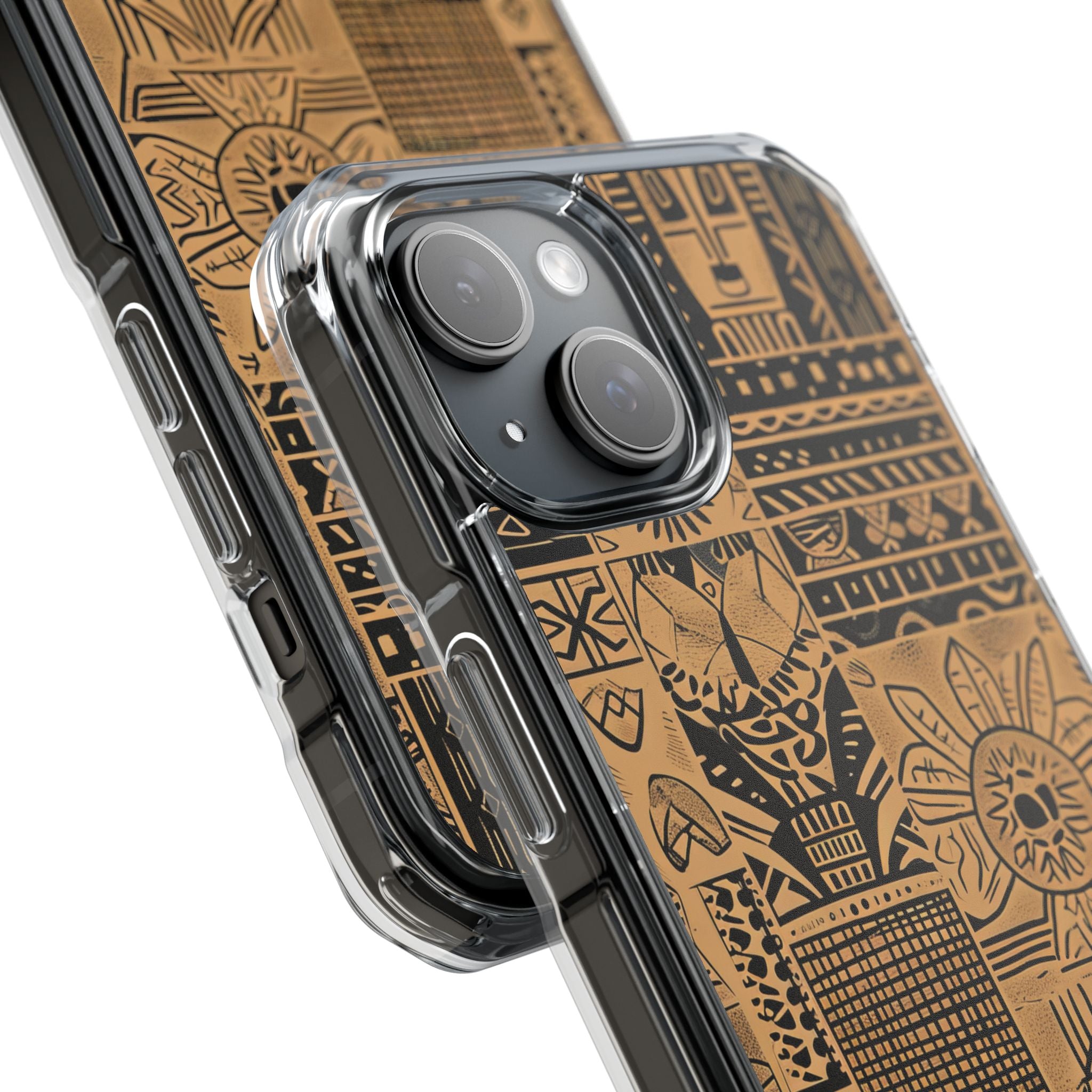 Tribal Grid iPhone 15 Case - Impact