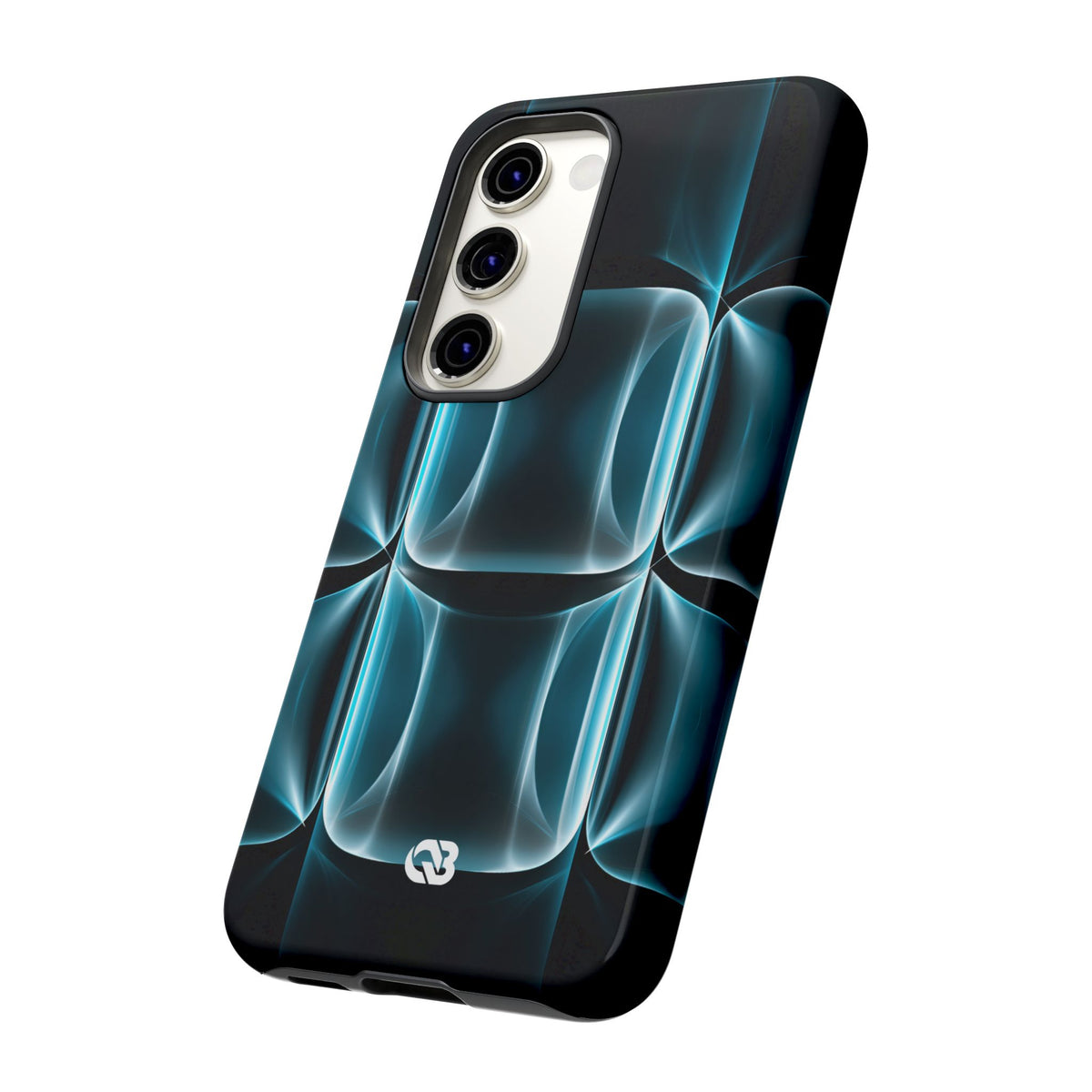 Translucent Cyber Grid · Tough Phone Case for Samsung · Teal