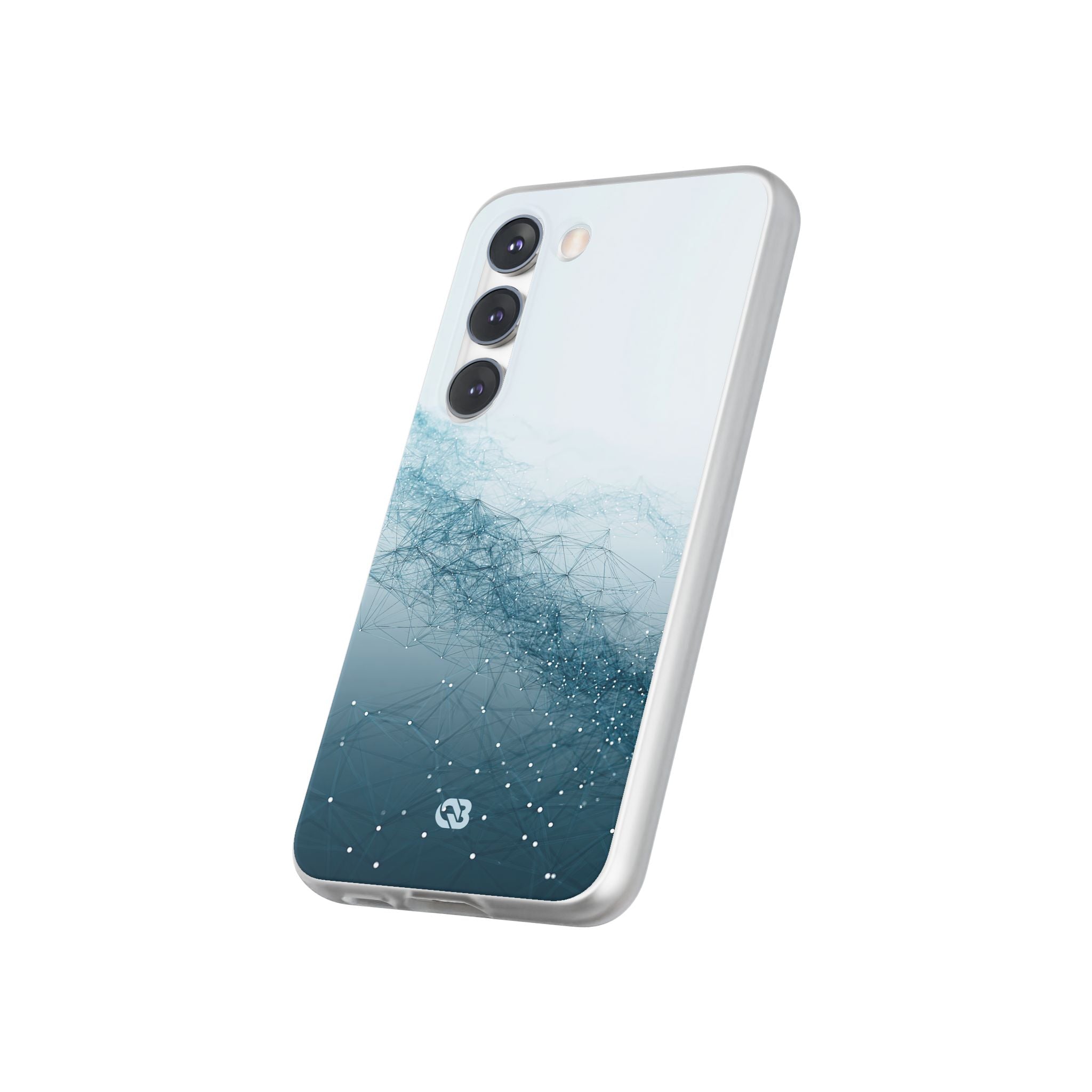 Teal Lite Phone Case for Samsung - Cyan Vector Lattice
