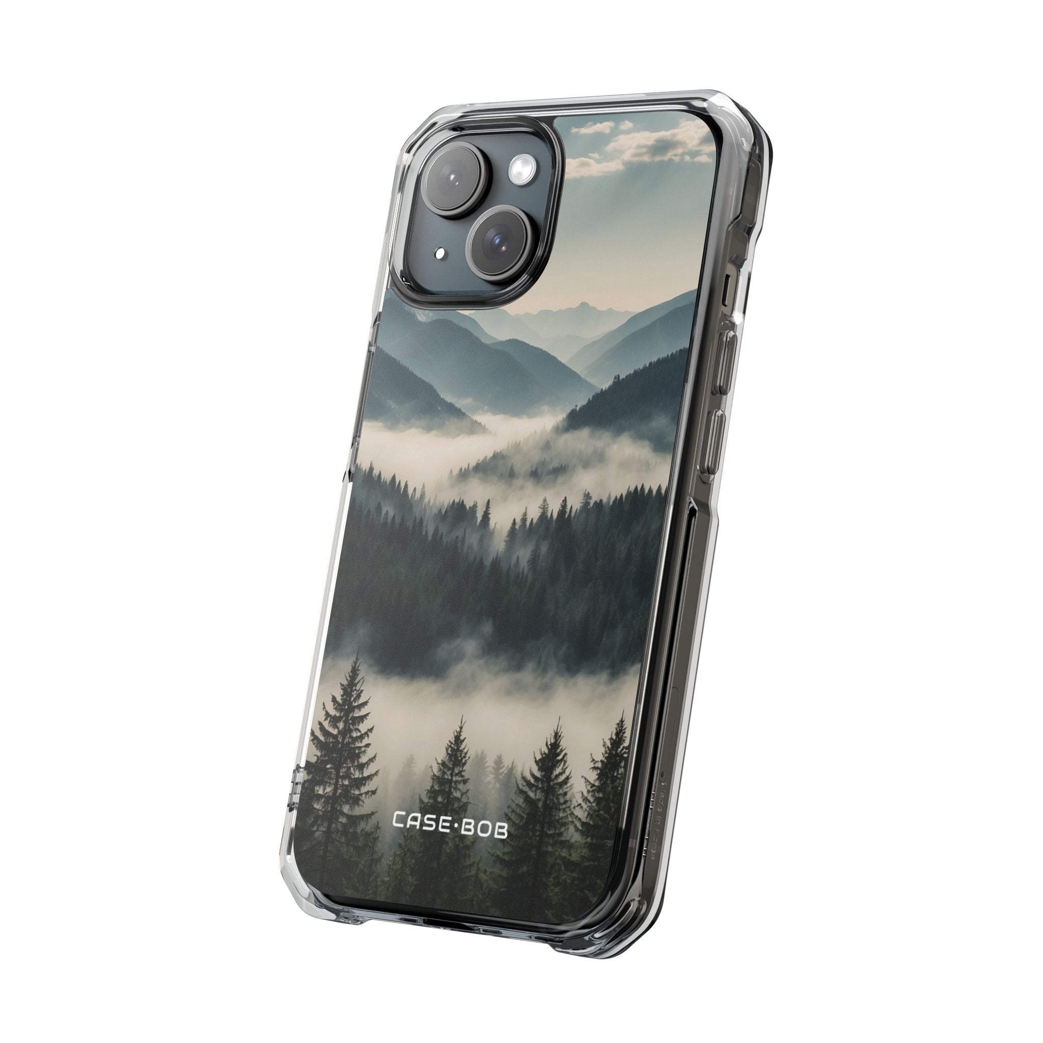 Foggy Pines iPhone 15 Case - Impact