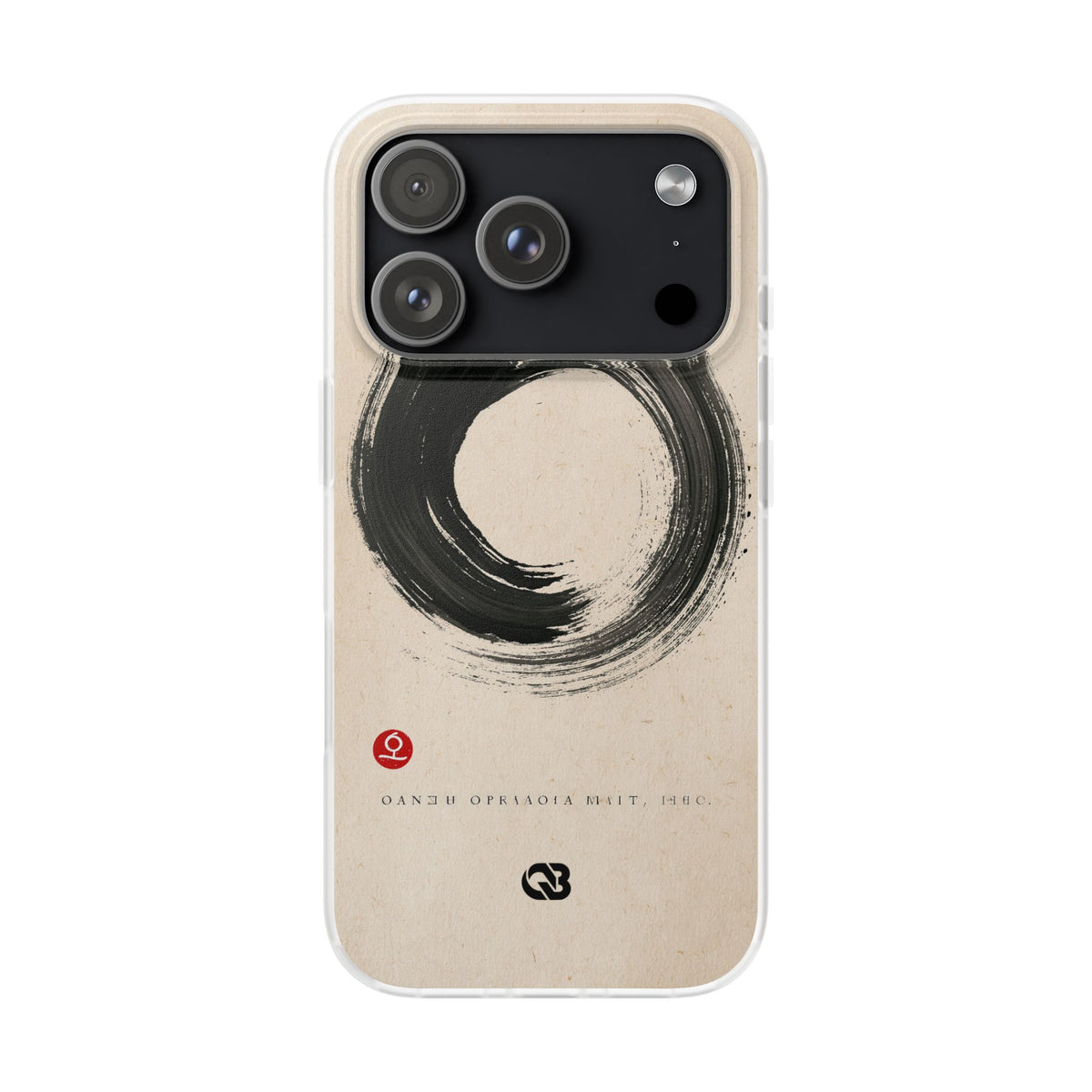 Zen Ensō Circle · Lite Phone Case for iPhone · Beige