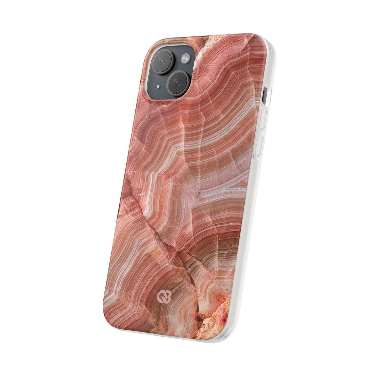 Blushing Rose Strata · Lite Phone Case for iPhone · Pink