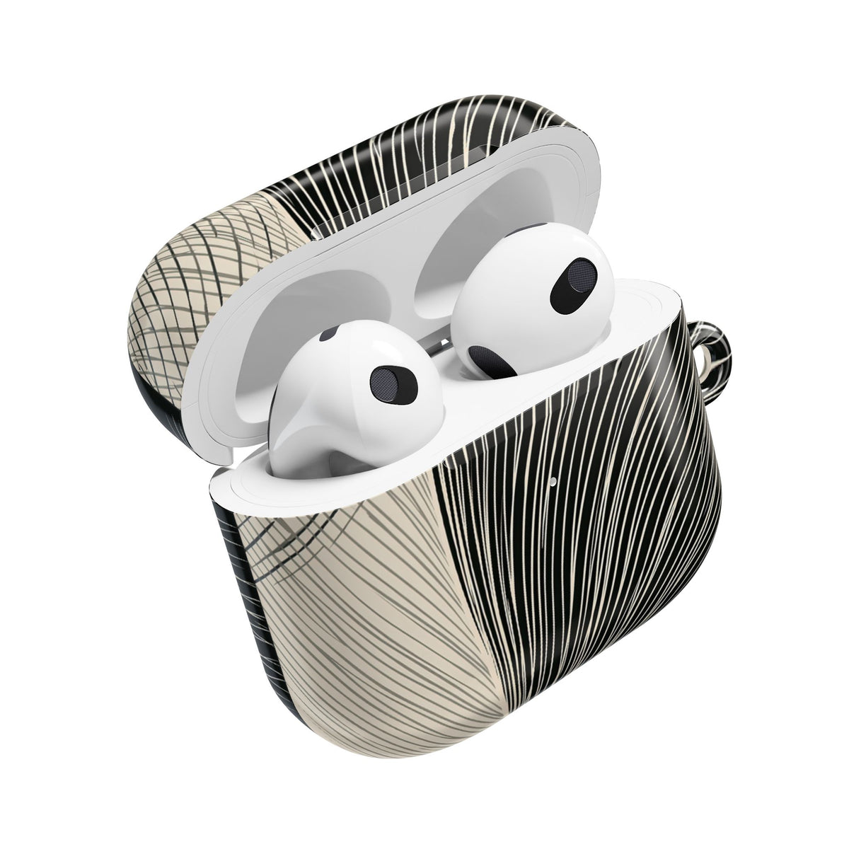 Minimal Frond Study · Hard Case for AirPods & AirPods Pro · Black