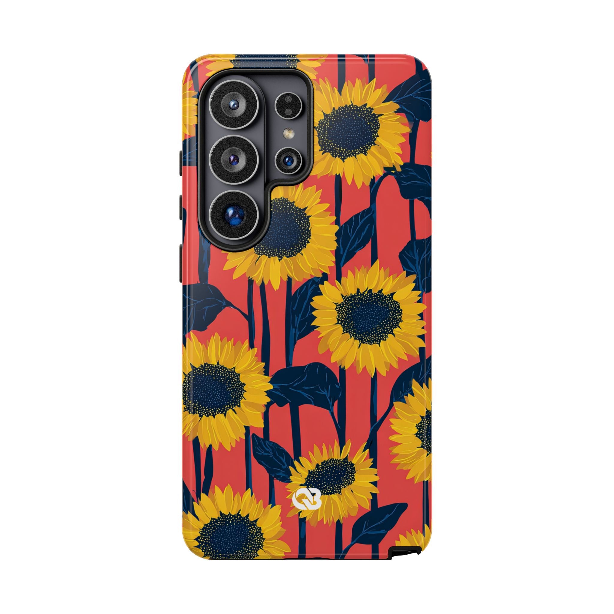 Solar Navy Bloom · Tough Phone Case for Samsung