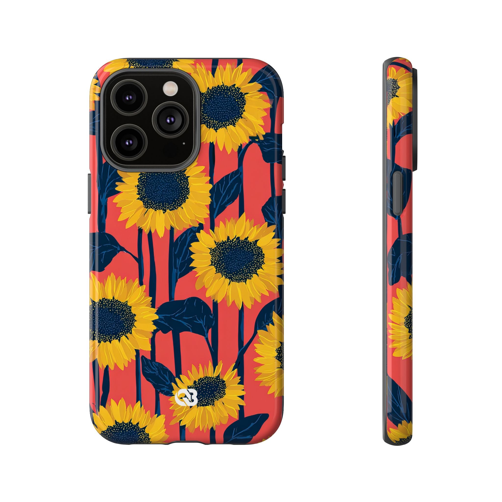 Solar Navy Bloom · Tough Phone Case for iPhone
