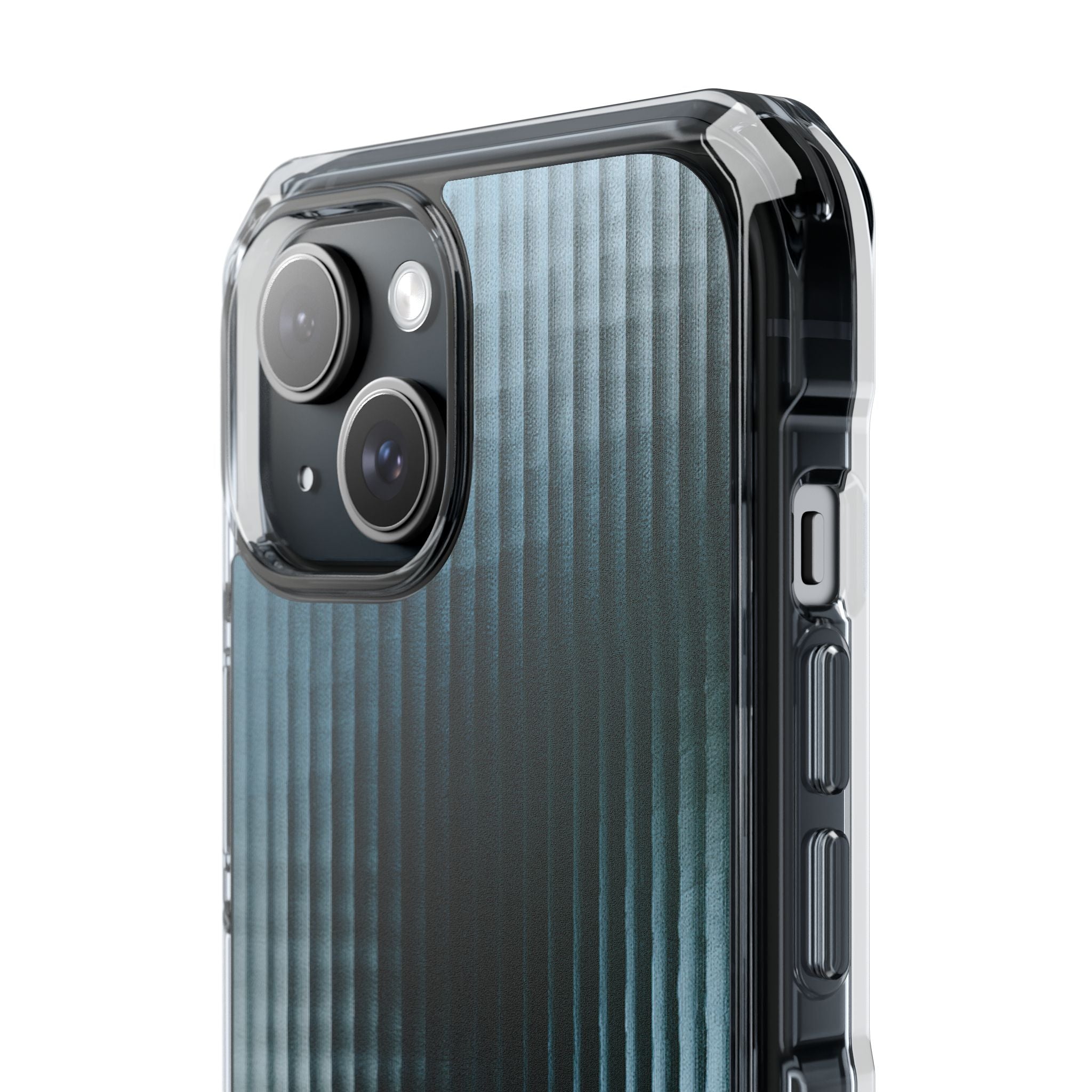 Blue Impact MagSafe Phone Case for iPhone - Glacial Reeded Glass