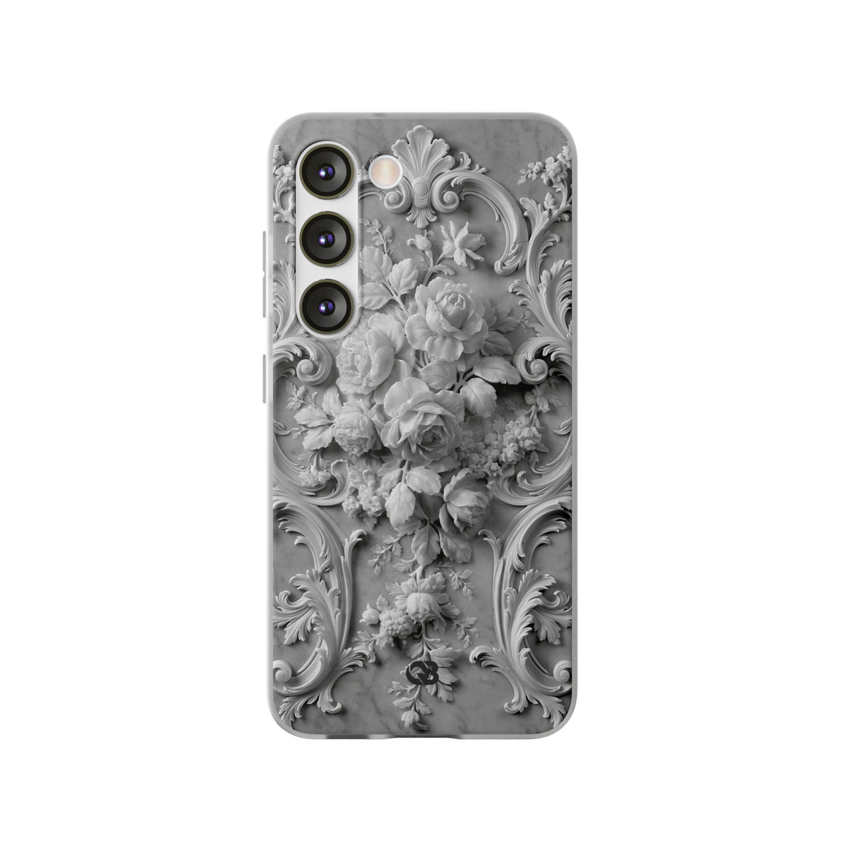 Rococo Marble Rose · Lite Phone Case for Samsung · White