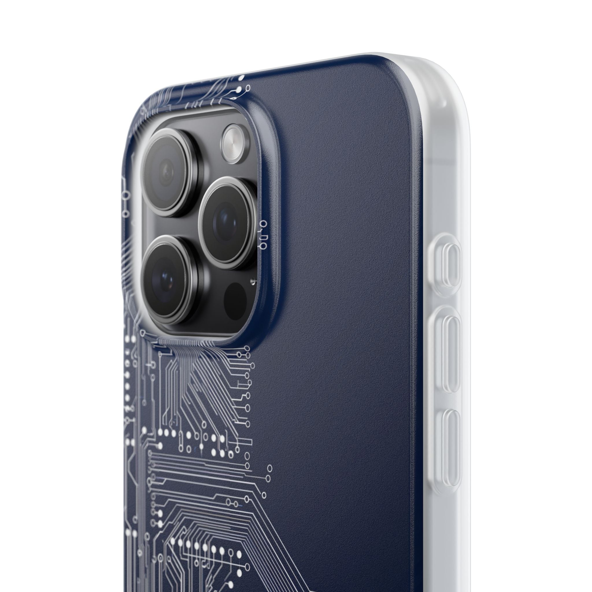 Blue Lite Phone Case for iPhone - Cobalt Data Stream