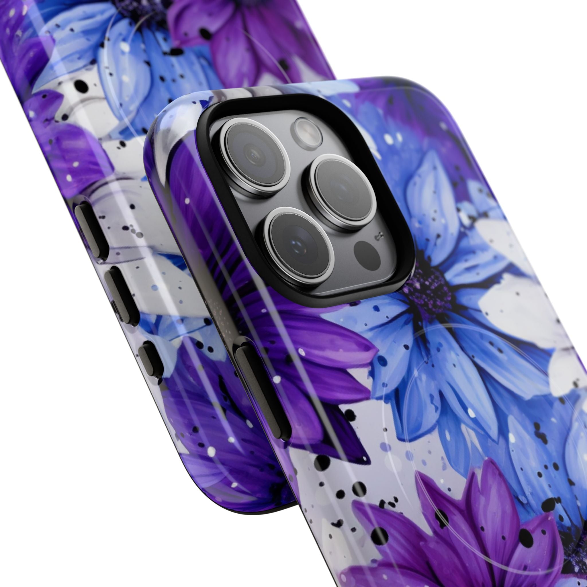 Ink Splatter Blooms · Tough+ Custodia per iPhone · Magsafe