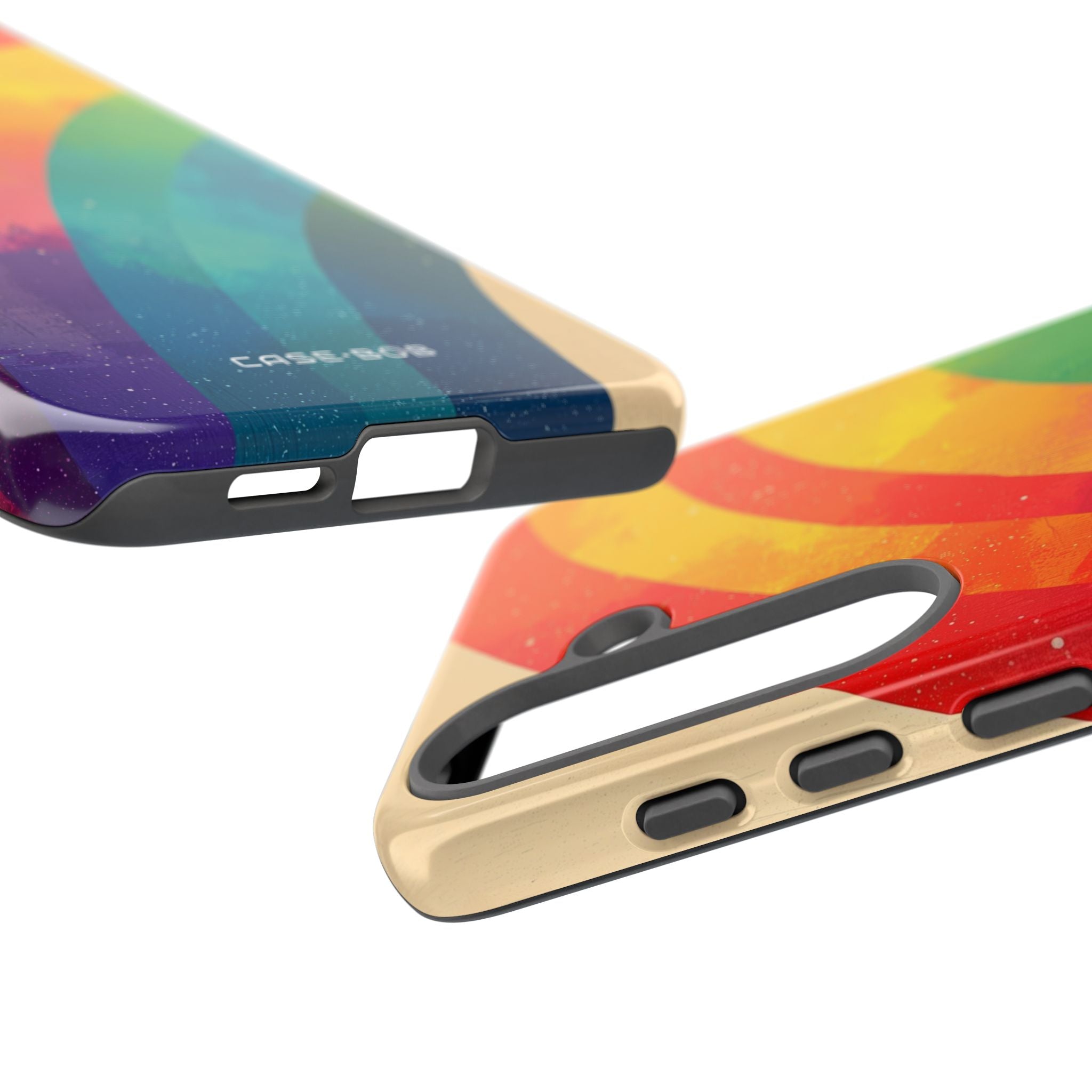 Textured Rainbow Arc Samsung S25 Plus Case - Tough