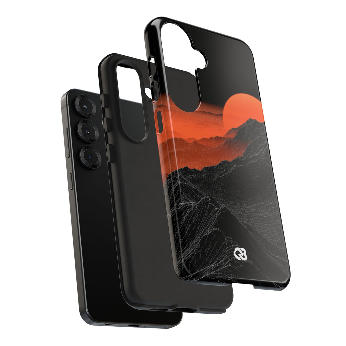 Solar Ridge Mesh · Tough Phone Case for Samsung · Black