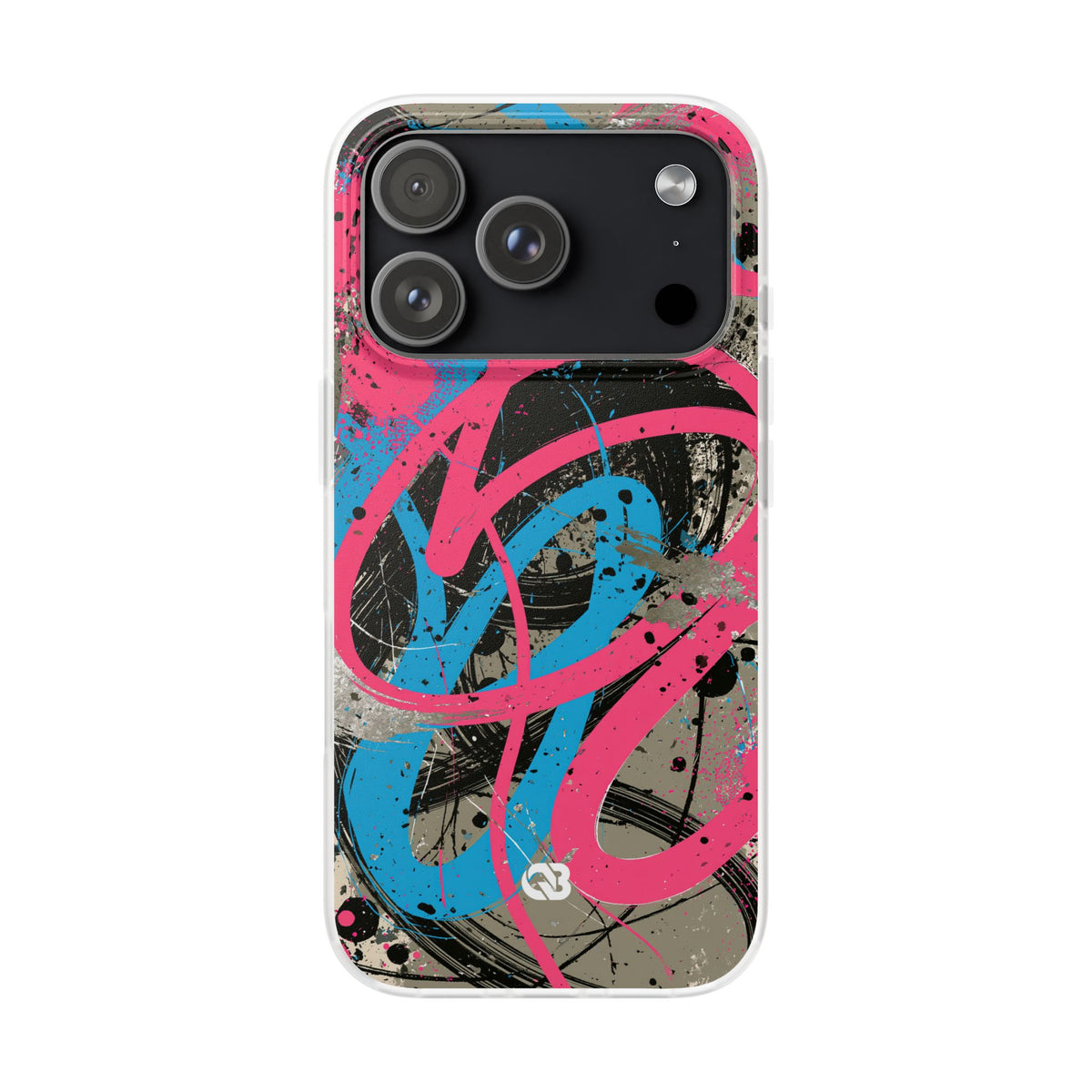 Cyber Splatter Flow · Lite Phone Case for iPhone · Pink