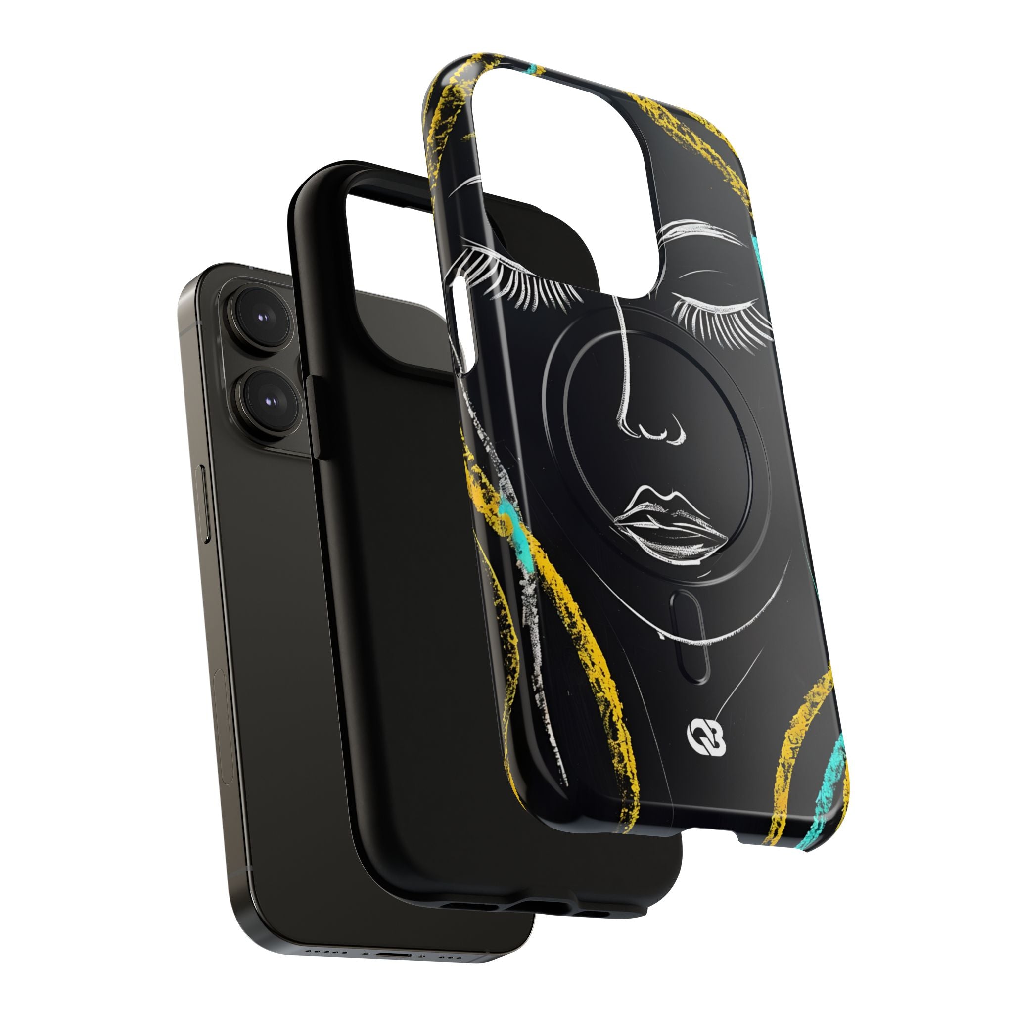 Obsidian Chalk Portrait · Tough+ Magsafe