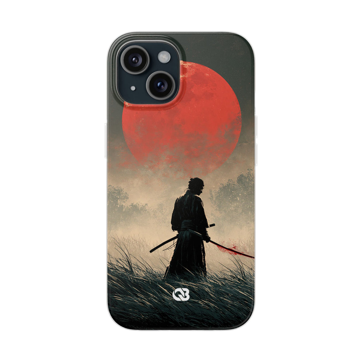 Crimson Moon Ronin · Lite Phone Case for iPhone · Red