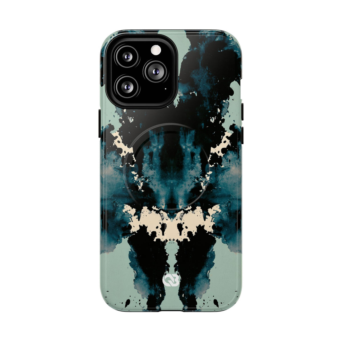 Rorschach Ink Void · Tough 2.0 Magnetic Phone Case for iPhone · Black