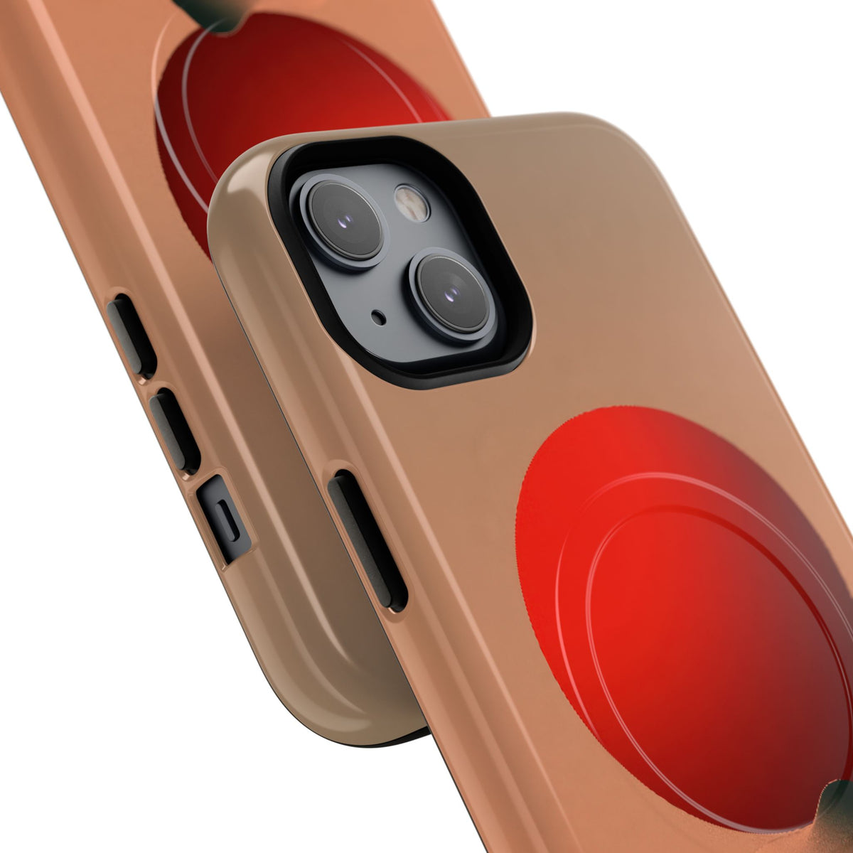 Crimson Sol Ridge · Tough 2.0 Magnetic Phone Case for iPhone · Red