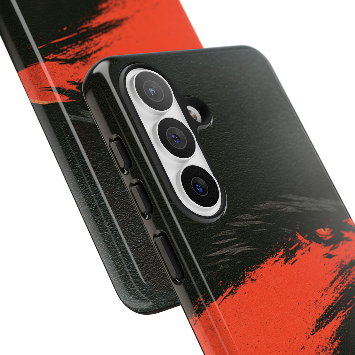 Crimson Raptor Noir · Tough Phone Case for Samsung · Black