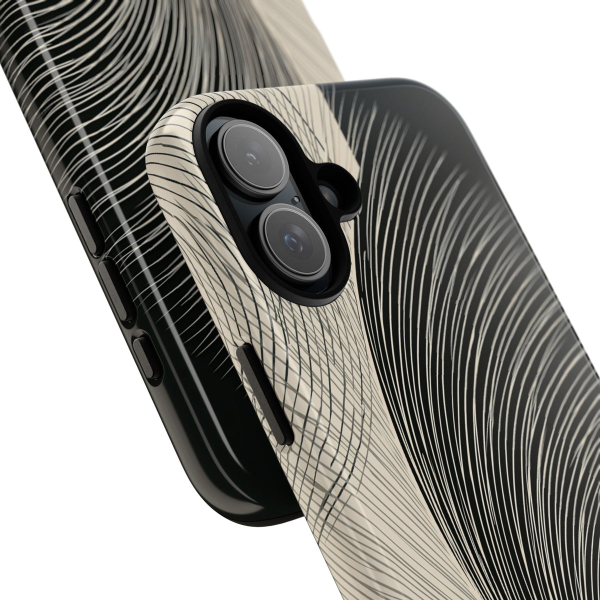Minimal Frond Study · Tough Phone Case for iPhone · Black