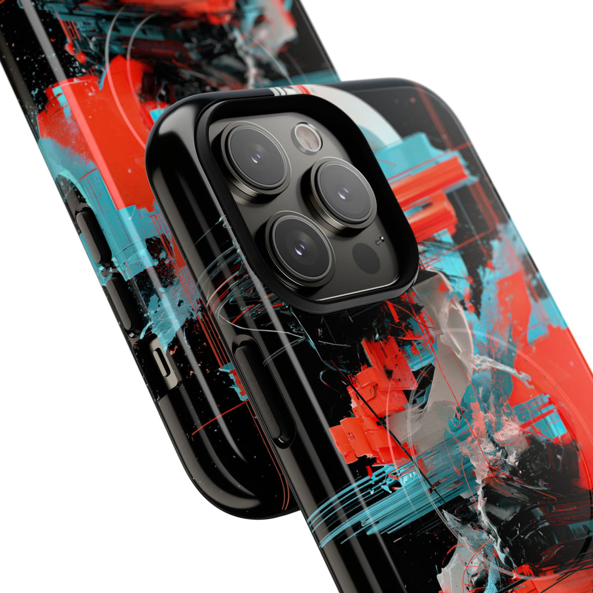 Fragmented Cyber Core · Tough 2.0 Magnetic Phone Case for iPhone · Black