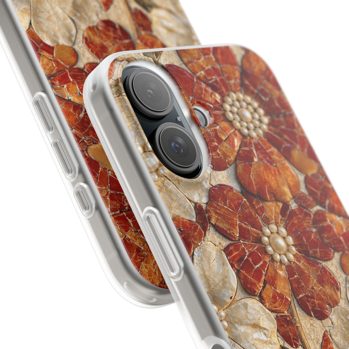 Carnelian Pearl Bloom · Lite Phone Case for iPhone · Orange