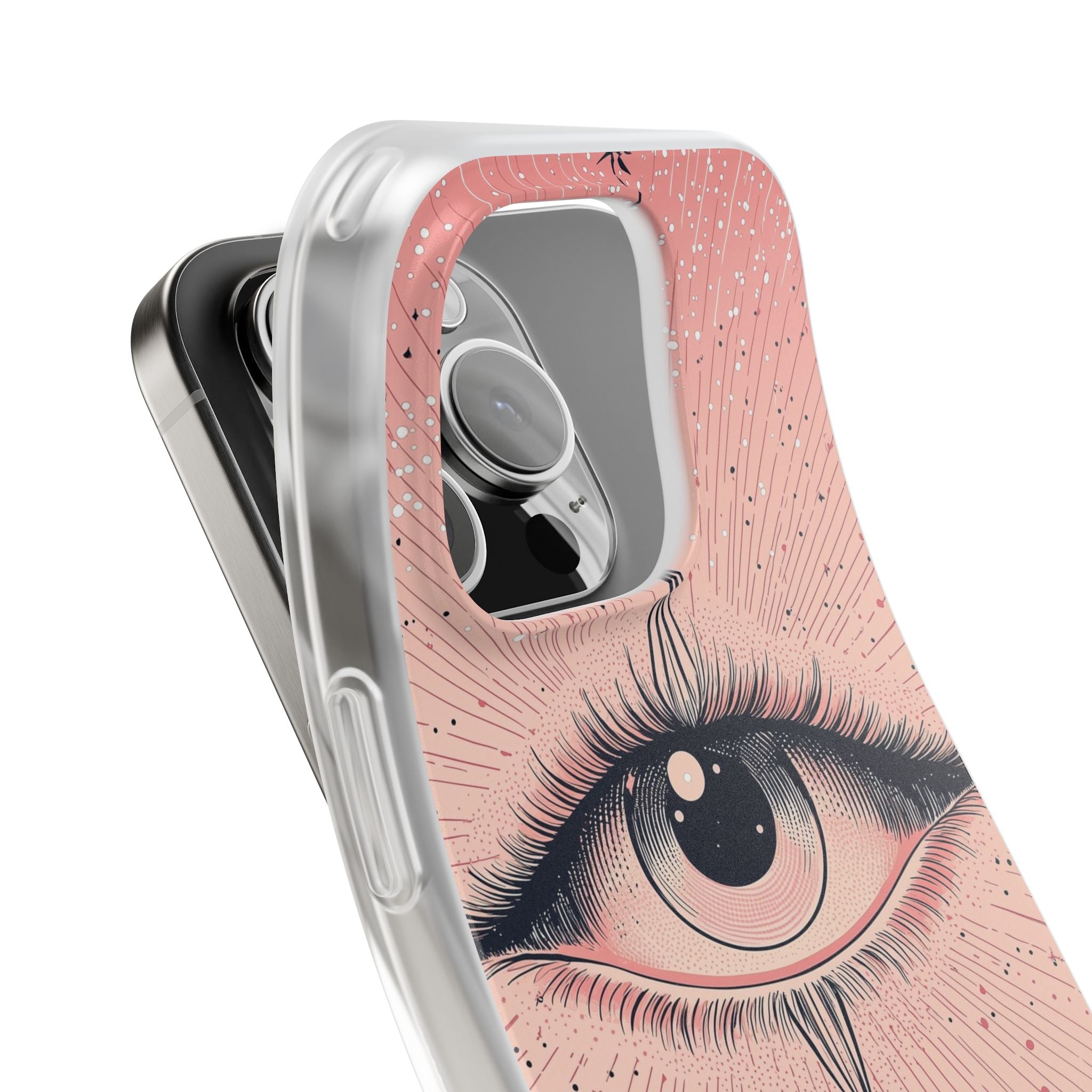 Obsidian Cosmic Gaze · Soft Phone Case for iPhone