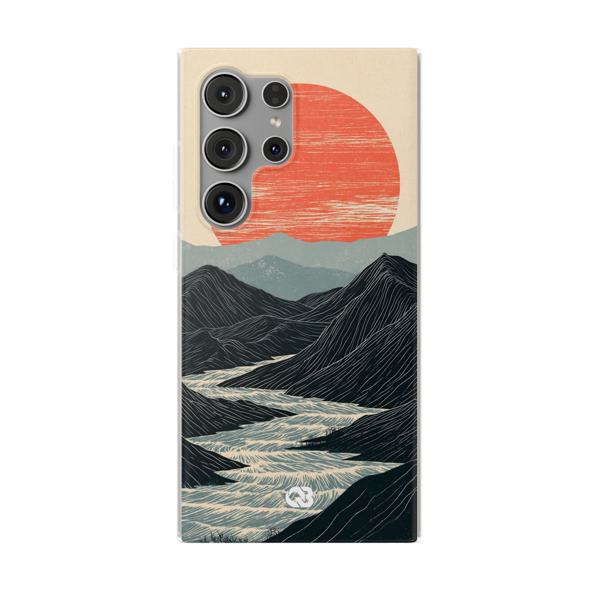 Crimson Ridge Horizon · Lite Phone Case for Samsung · Black