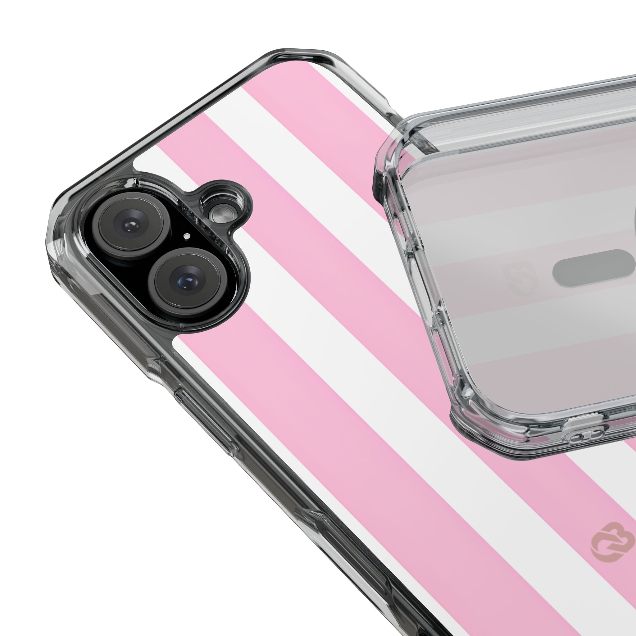Soft Pink Stripe · Impact Custodia per iPhone · Magsafe