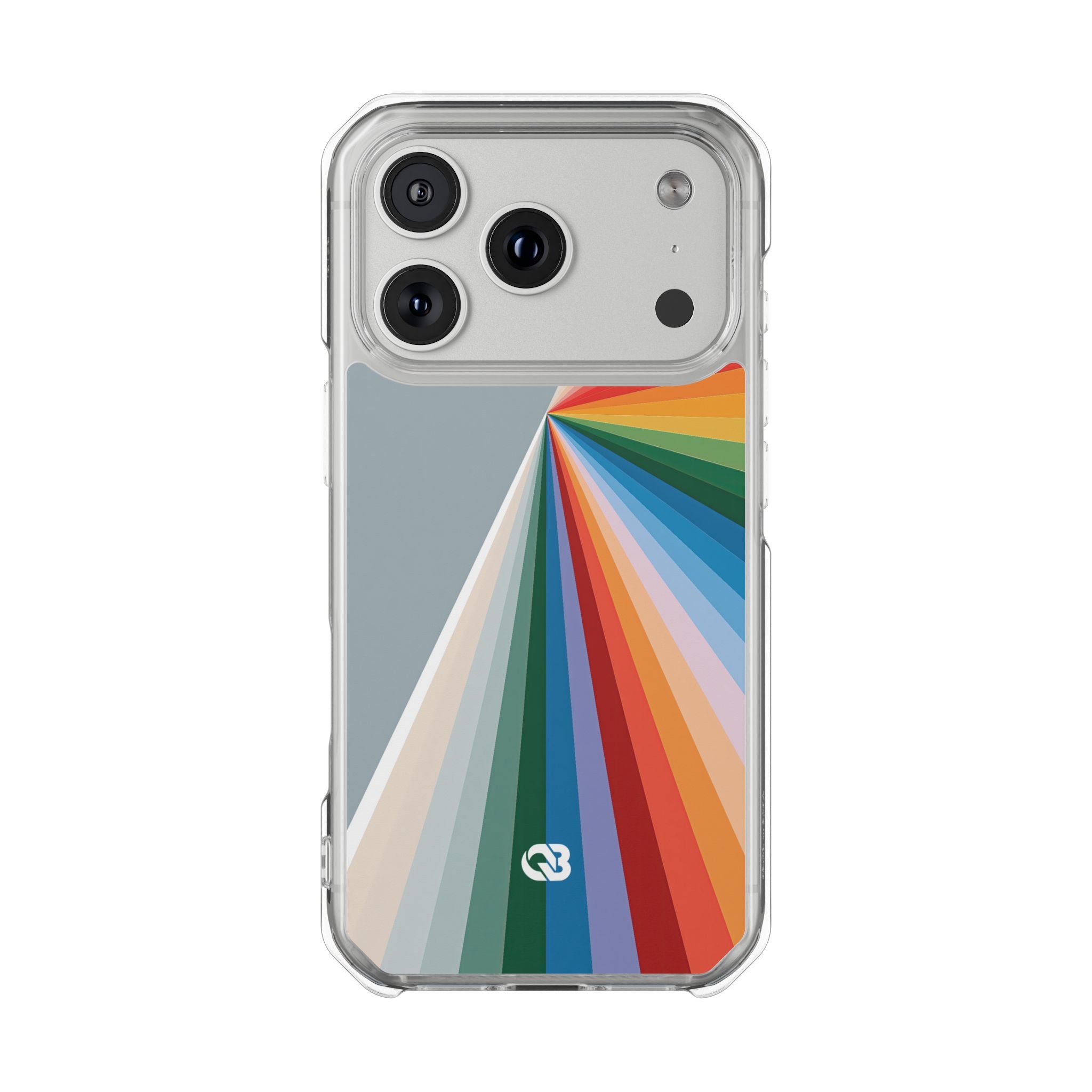 Grey Impact MagSafe Phone Case for iPhone - Slate Prism Burst