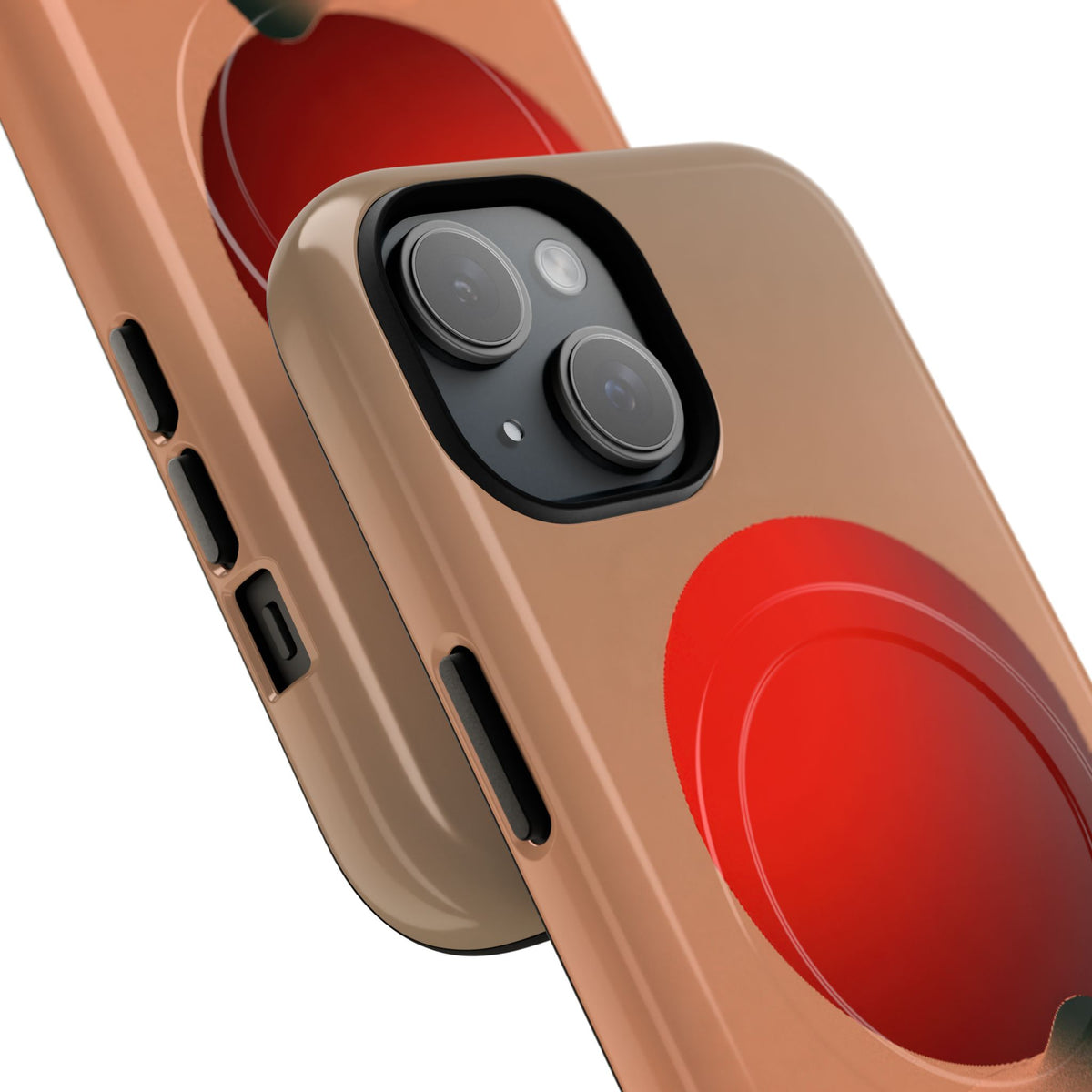 Crimson Sol Ridge · Tough 2.0 Magnetic Phone Case for iPhone · Red