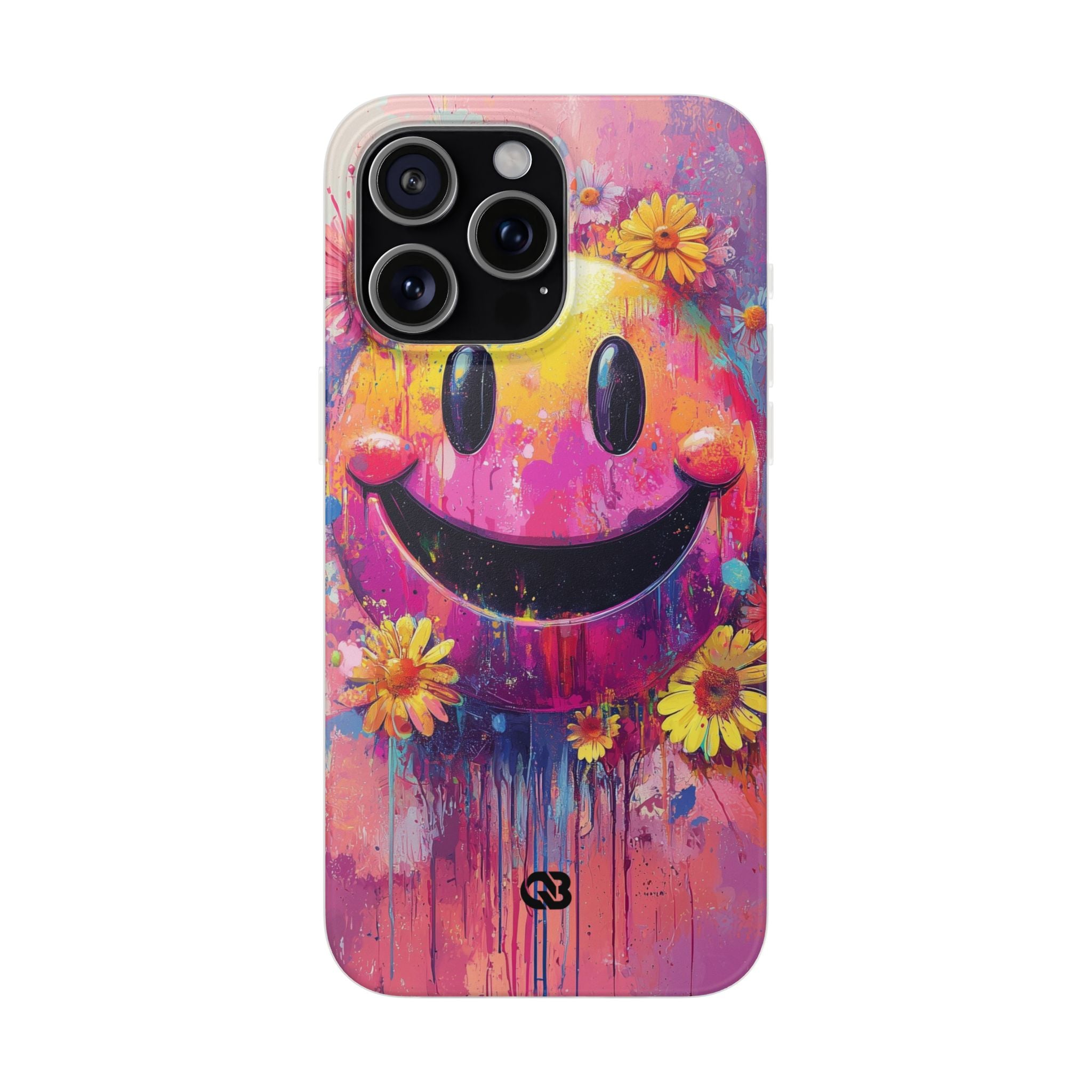 Vivid Grin Graffiti · Soft Phone Case for iPhone
