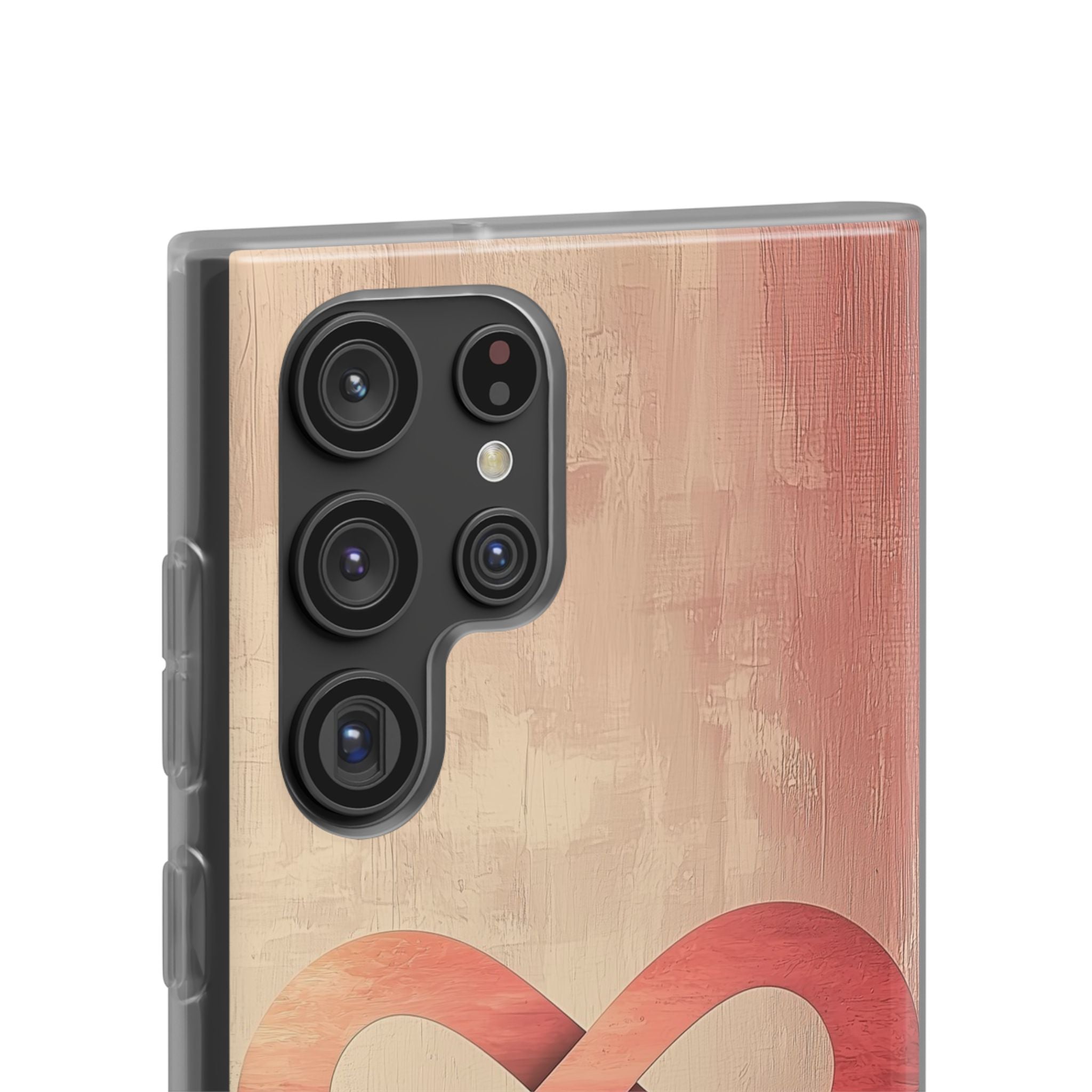 Terracotta Infinity Stroke · Soft Phone Case for Samsung