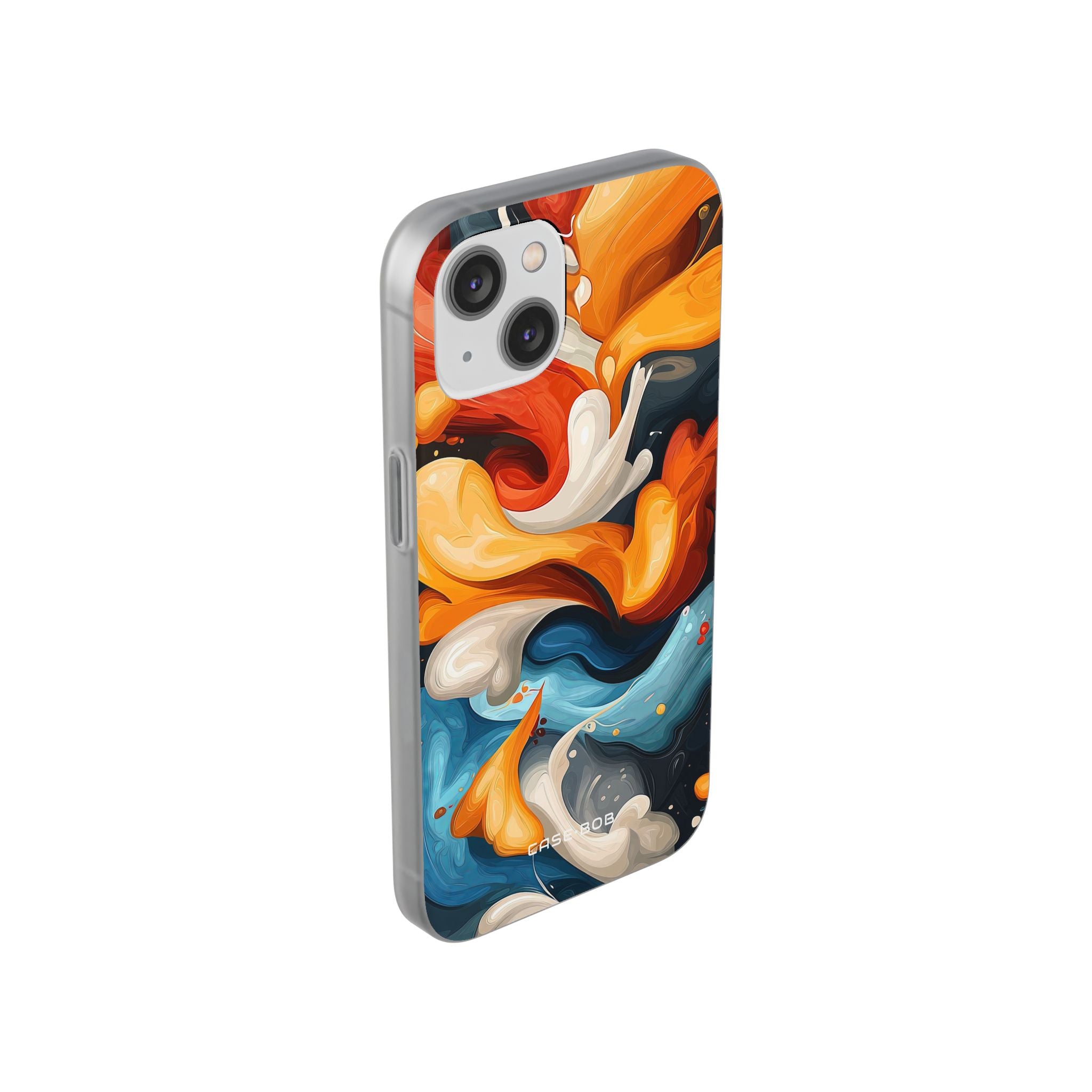 Crimson Ribbon iPhone 14 Cover - Blød