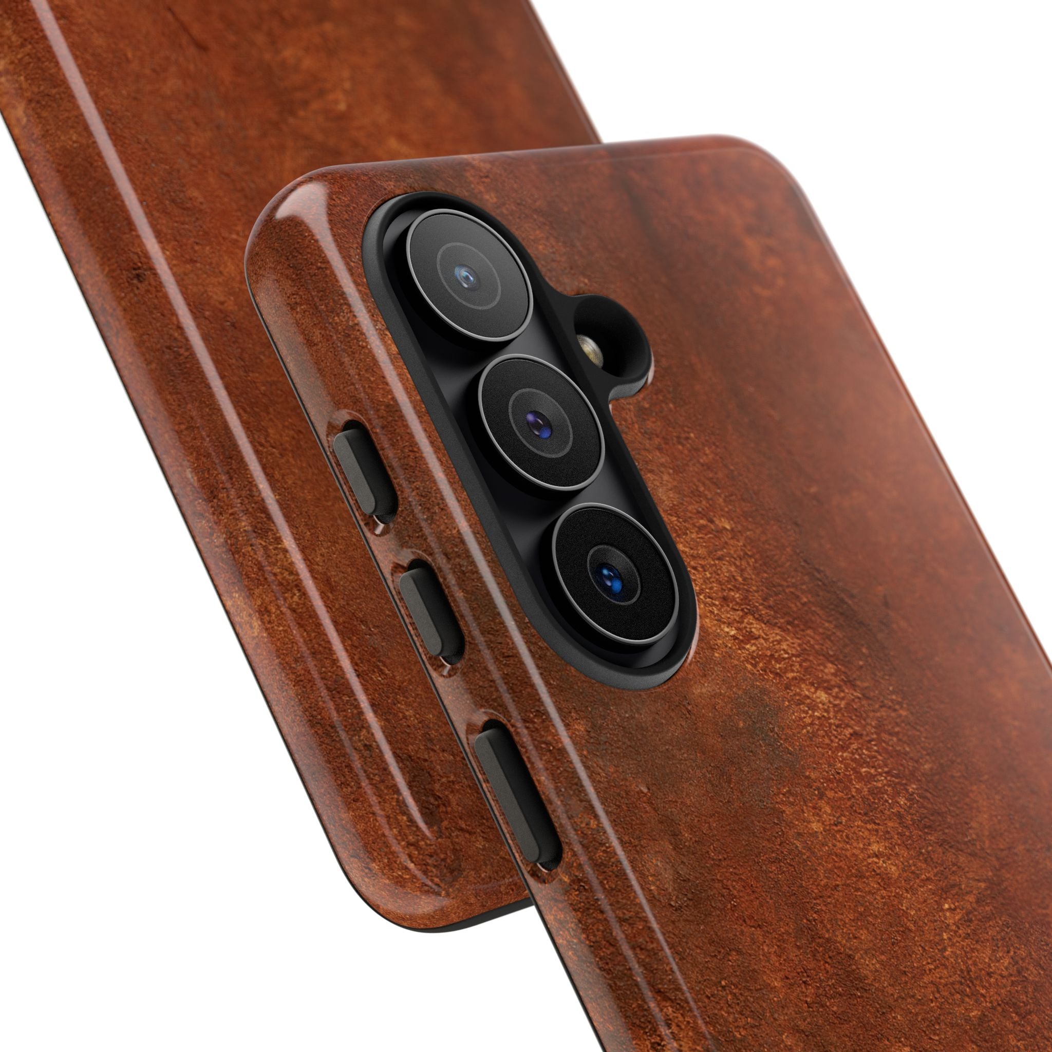 Orange Tough Phone Case for Samsung - Oxidized Iron Crust