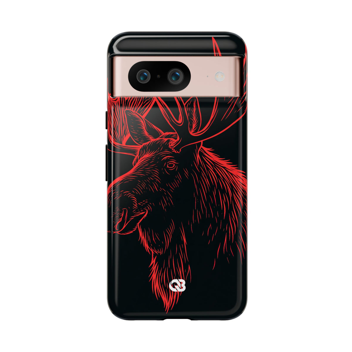 Nordic Elk · Tough Phone Case for Pixel · Black