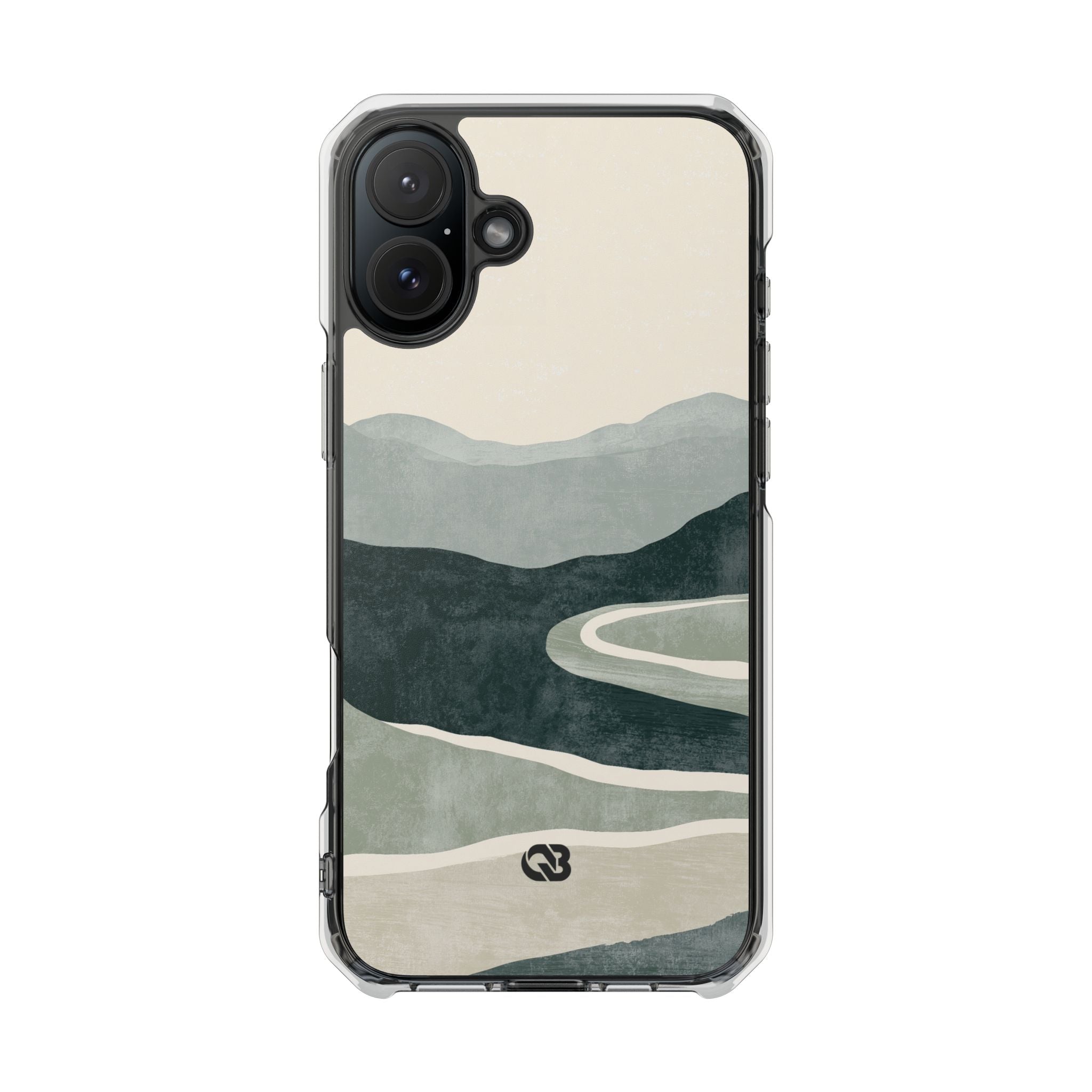 Green Impact MagSafe Phone Case for iPhone - Misty Sage Valley