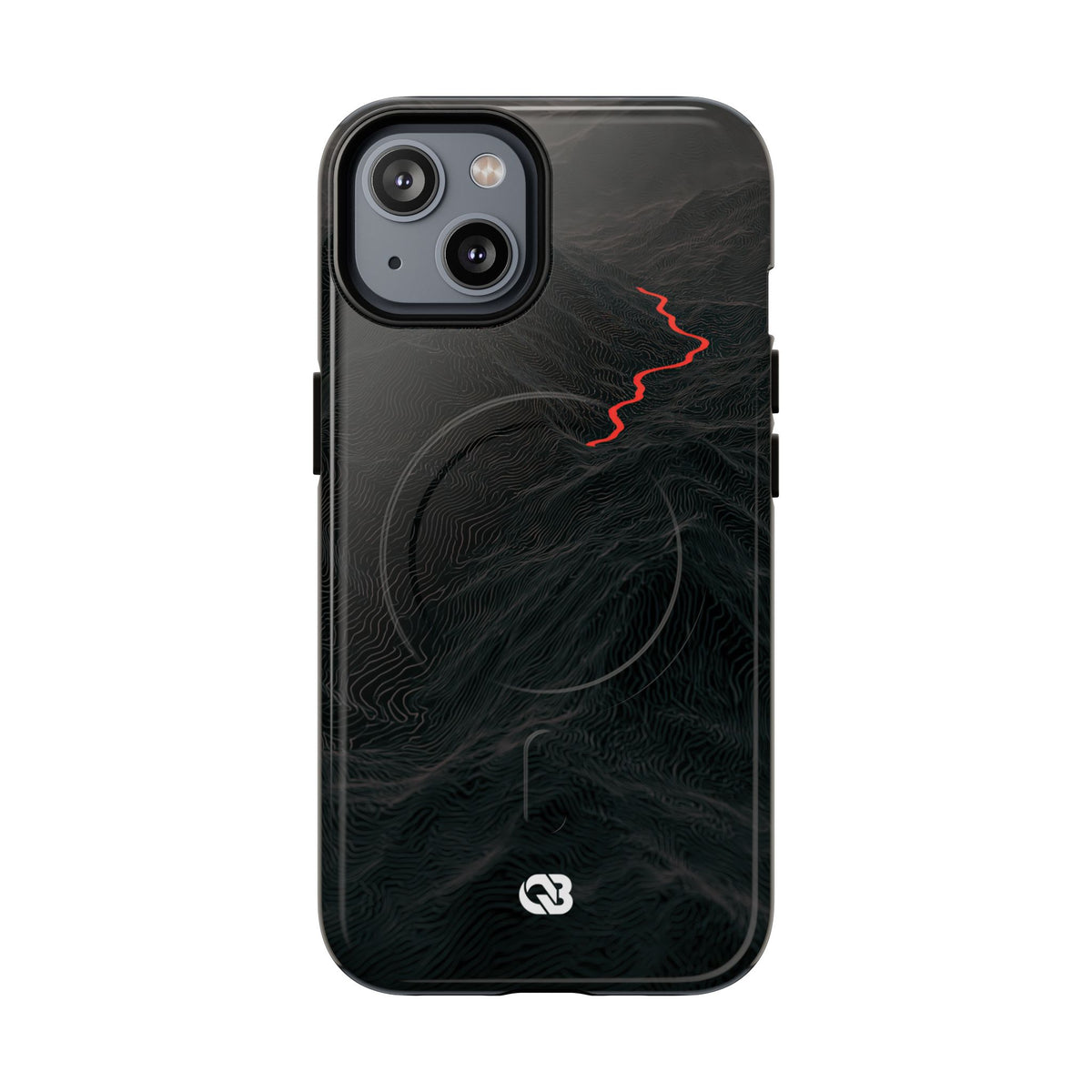 Crimson Ridge Pass · Tough 2.0 Magnetic Phone Case for iPhone · Black