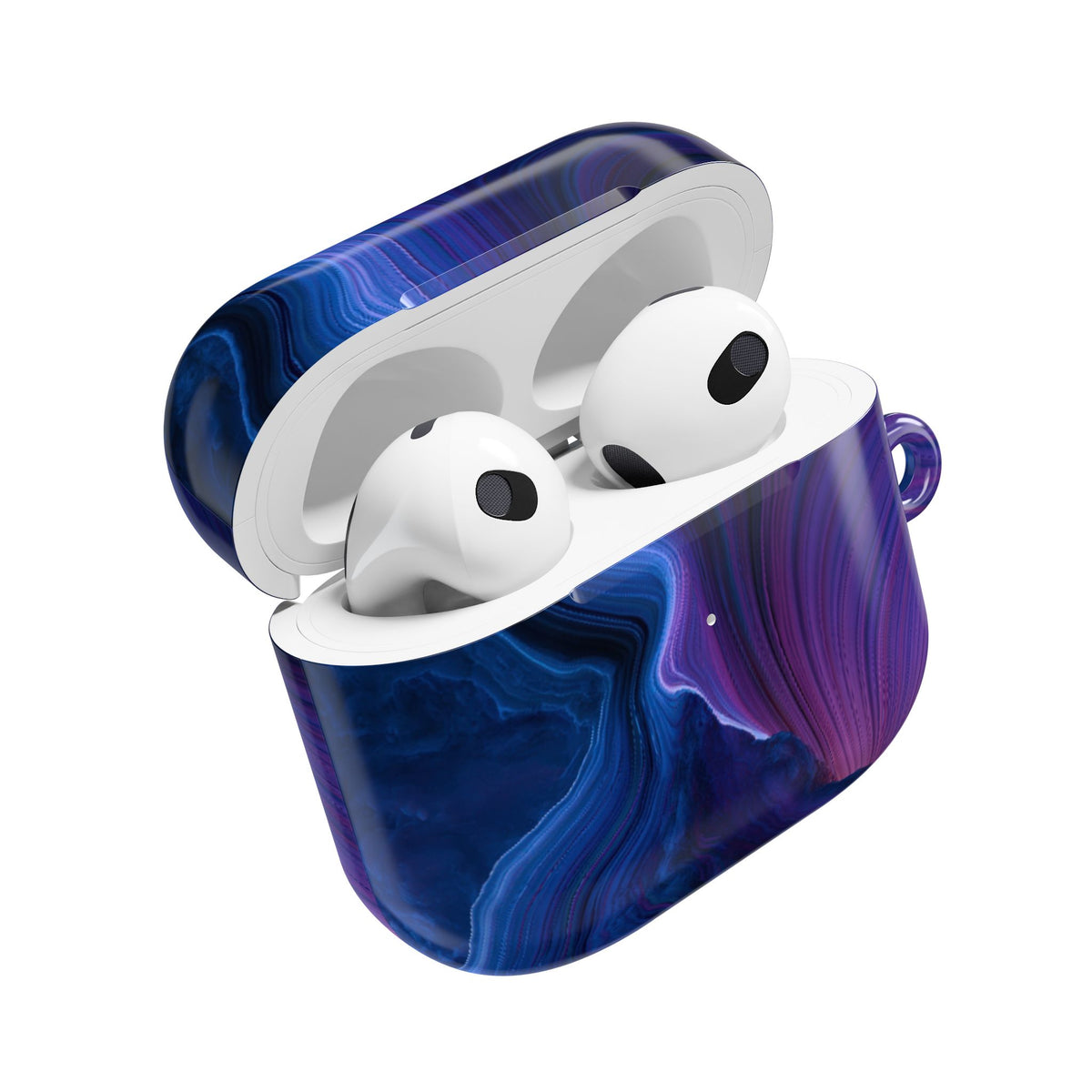 Radiant Strata · Hard Case for AirPods & AirPods Pro · Blue