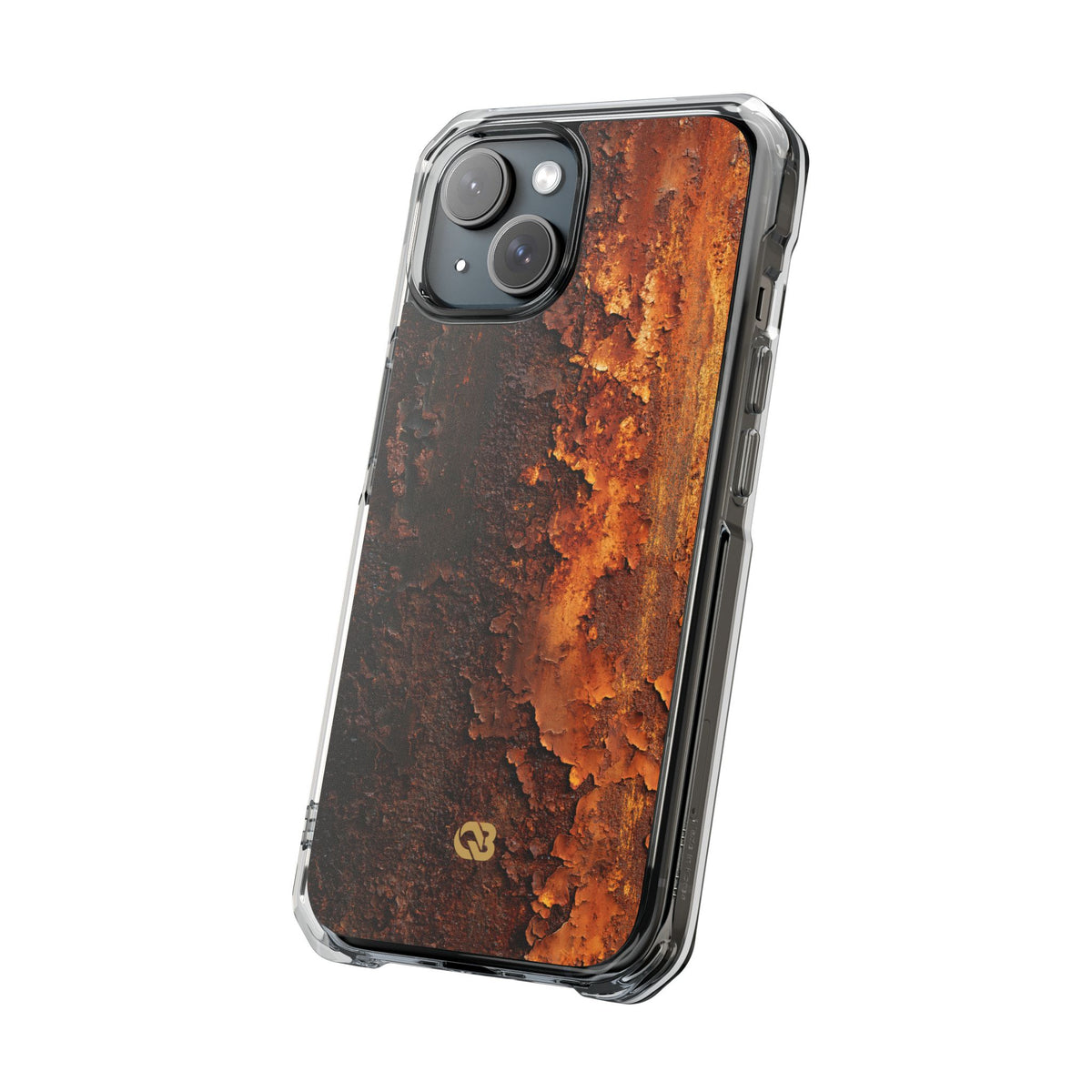 Orange Impact MagSafe Phone Case for iPhone - Oxidized Iron Crust