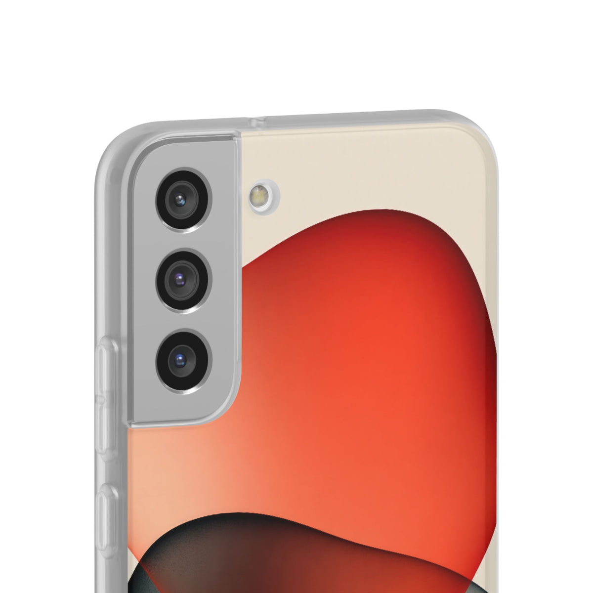 Translucent Crimson Form · Lite Phone Case for Samsung · Red