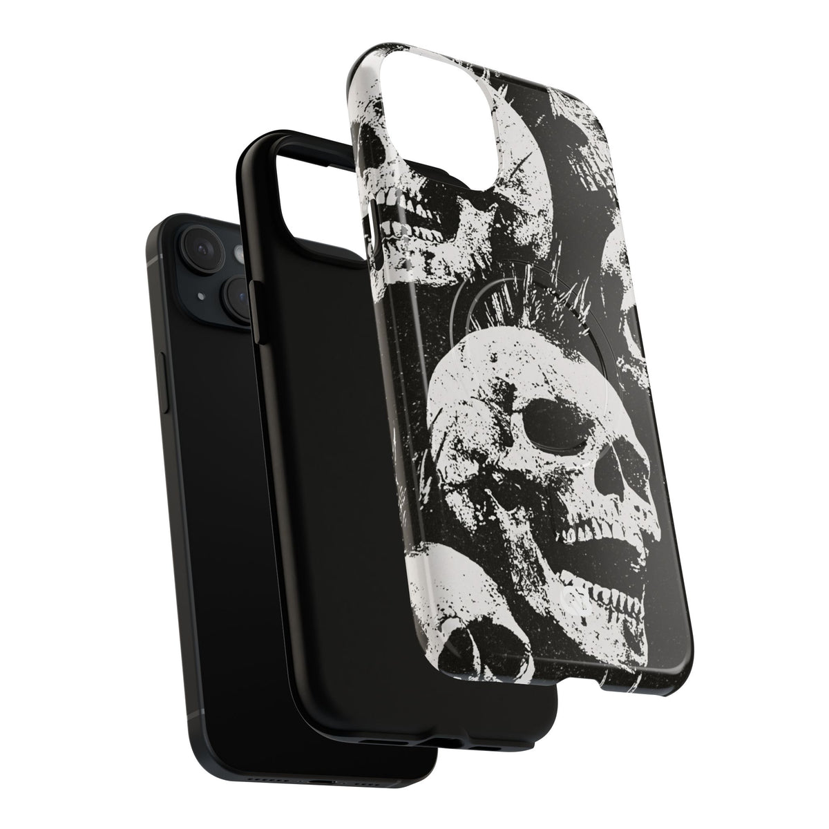 Punk Skull Riot · Tough 2.0 Magnetic Phone Case for iPhone · Black