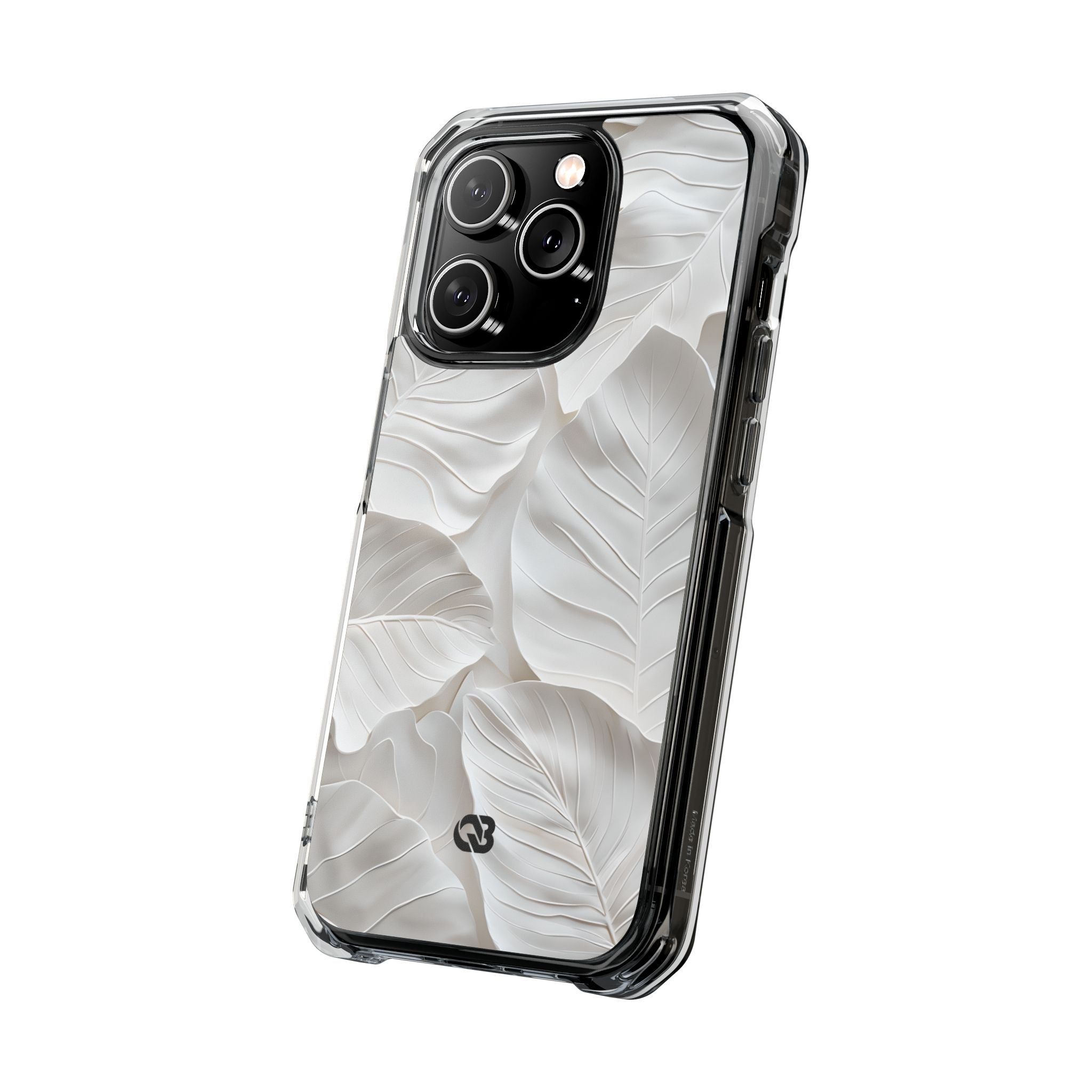 Sculpted Ivory Leaves · Impact Phone Case for iPhone · Magsafe